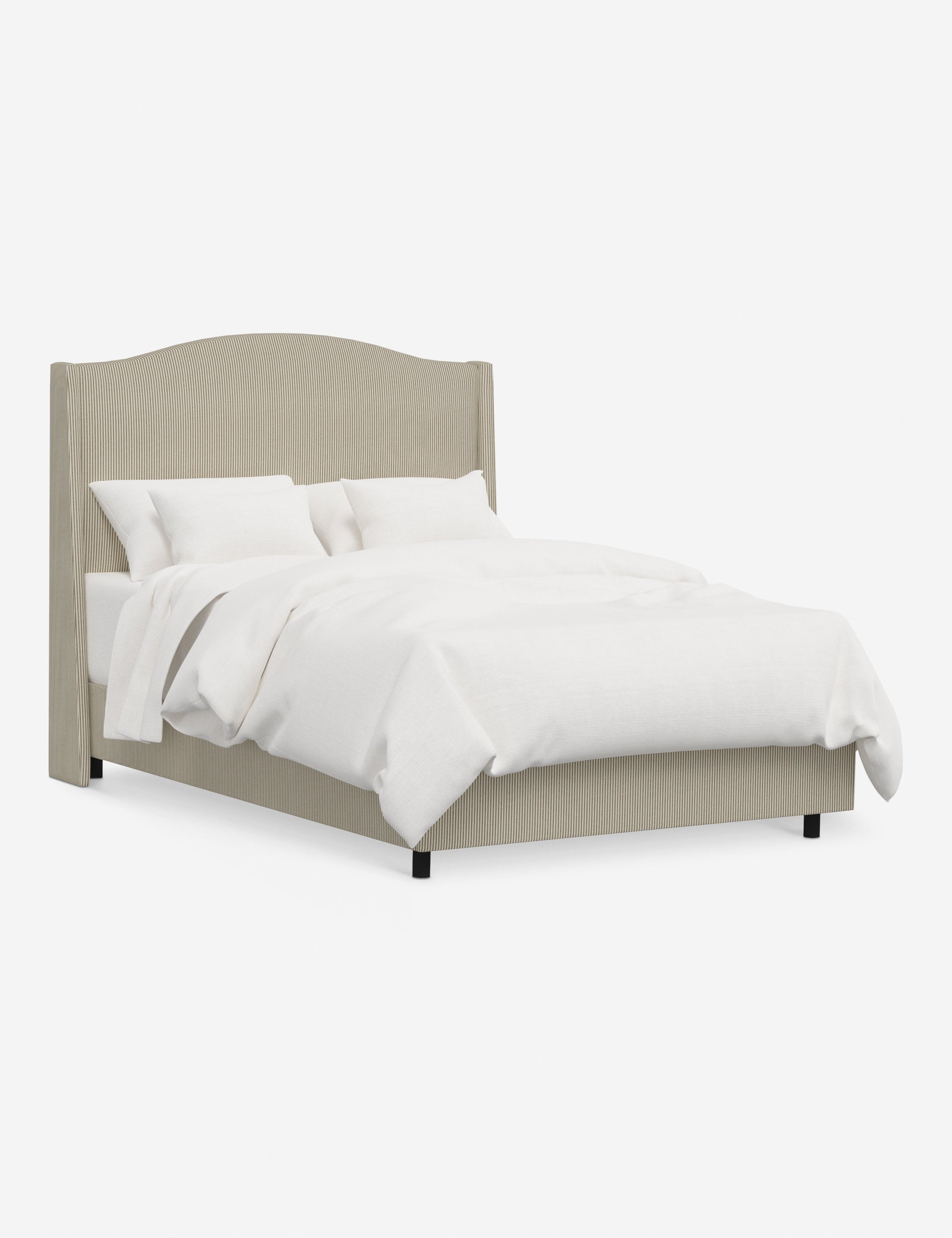 Lit - Apportez une touche à votre chambre à coucher avec ce lit rembourré