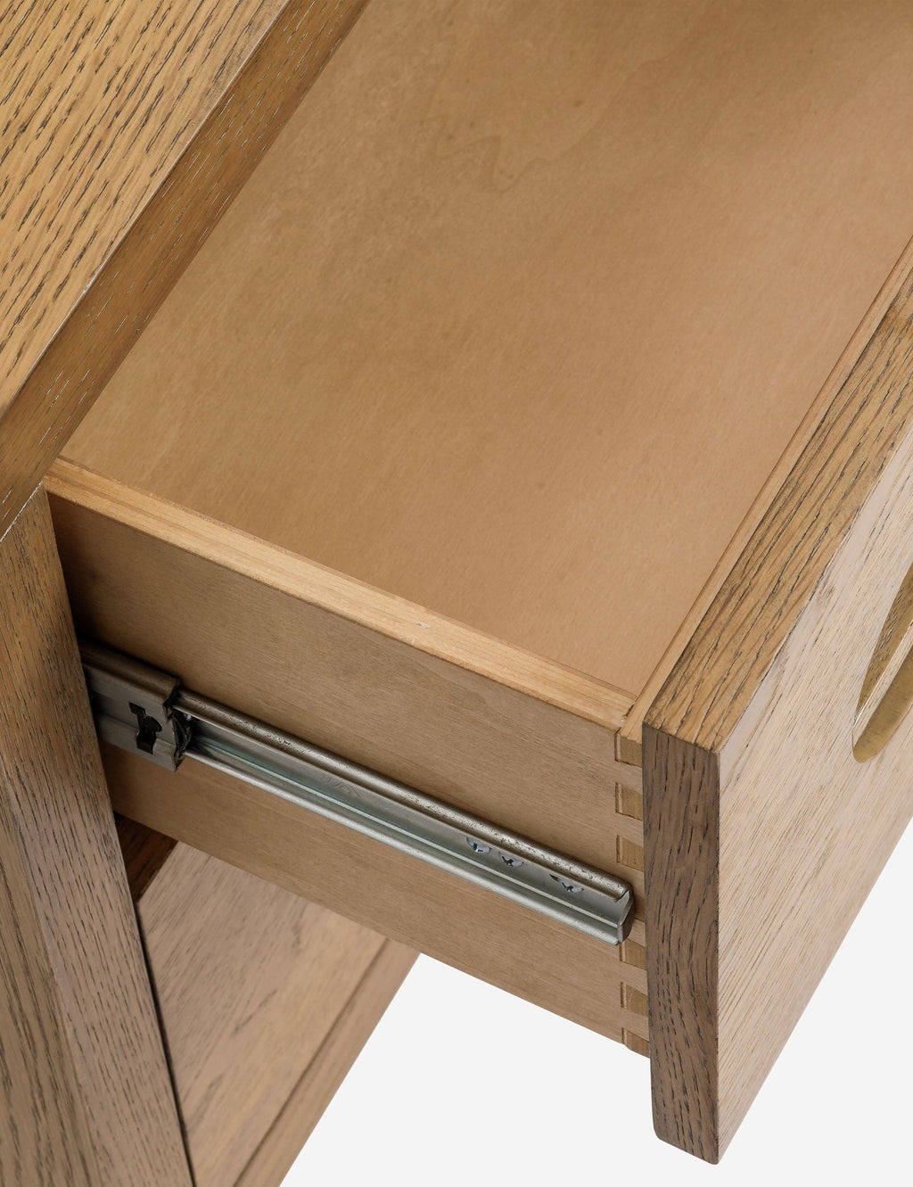 Table de chevet - Apportez une touche de caractère vintage à votre chambre avec cette table de chevet en chêne