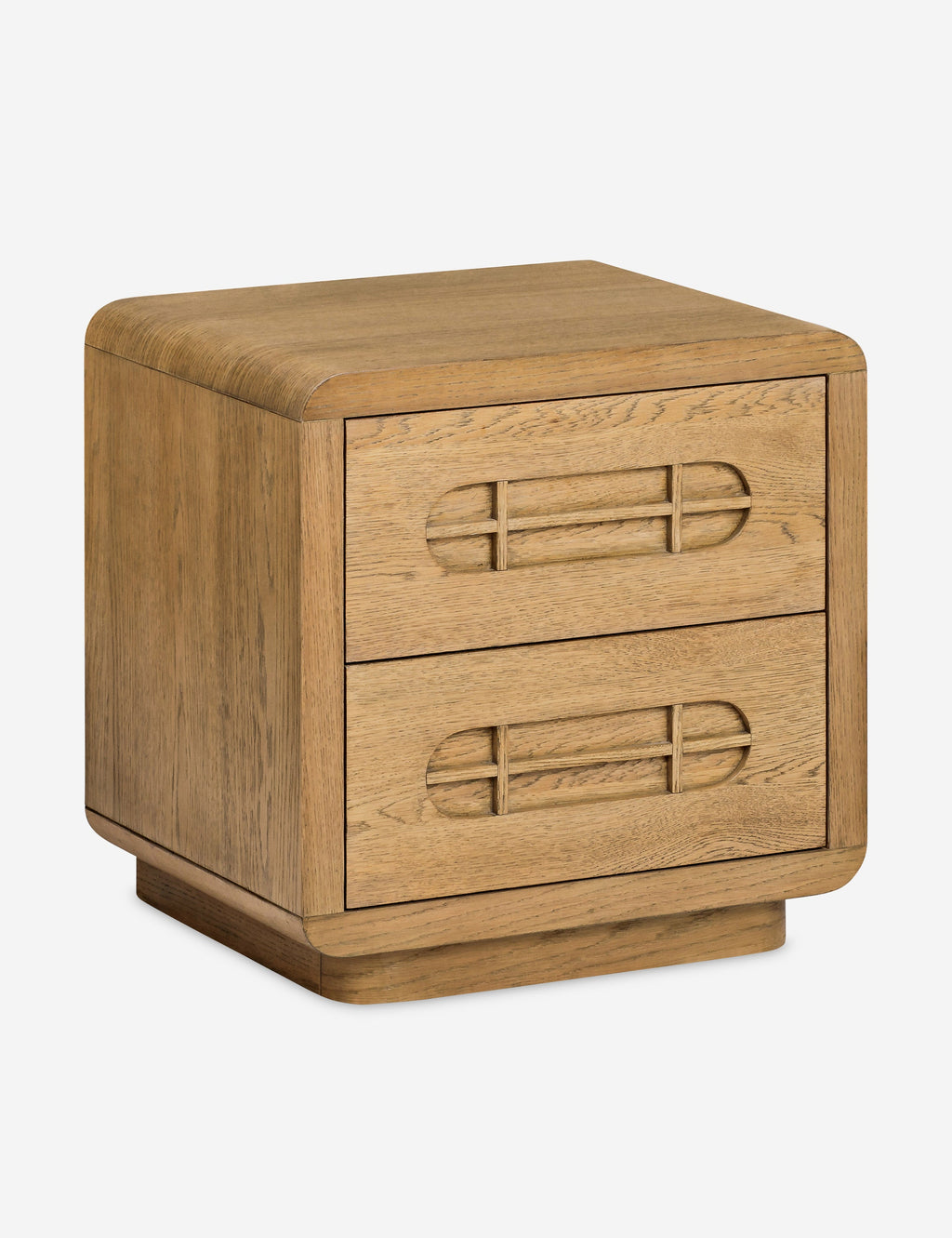 Table de chevet - Apportez une touche de caractère vintage à votre chambre avec cette table de chevet en chêne