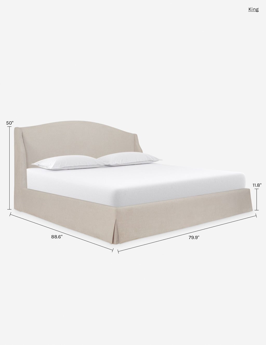 Lit déhoussable - équilibre une forme classique et un design moderne