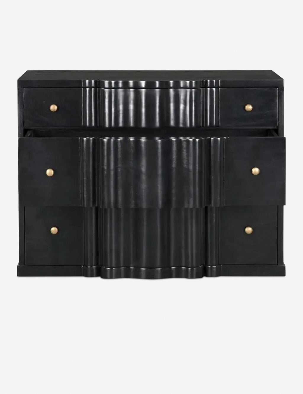 Commode - Des courbes sculptées dans une finition élégante donnent à la commode un style affirmé