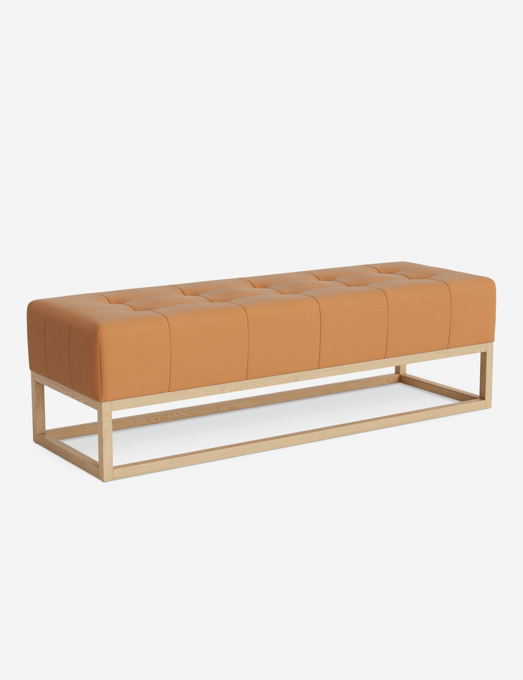 Banc - Alliant des éléments sur mesure à un confort transitoire, ce banc capitonné de la collection pour Lulu and Georgia est le