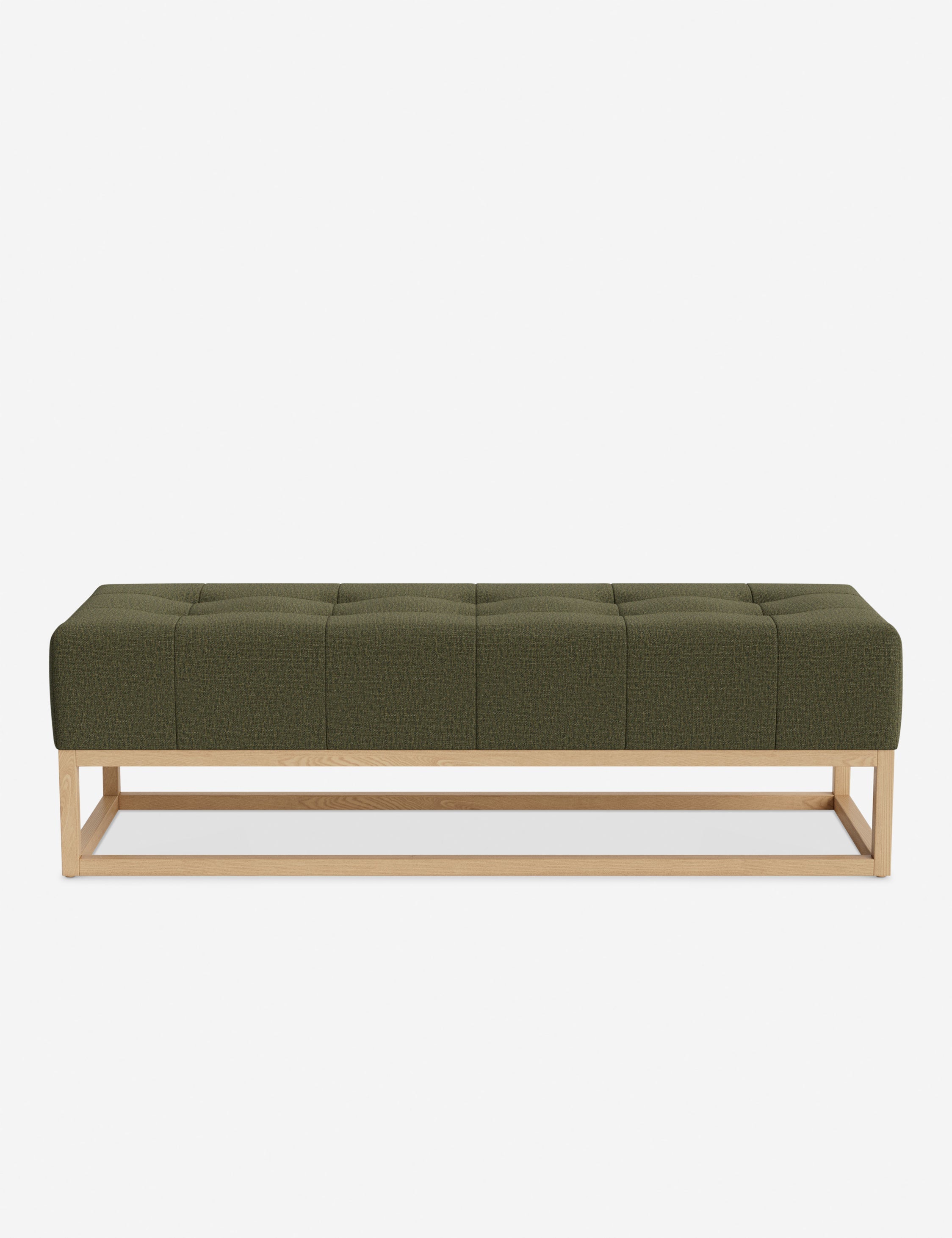 Banc - Alliant des éléments sur mesure à un confort transitoire, ce banc capitonné de la collection pour Lulu and Georgia est le