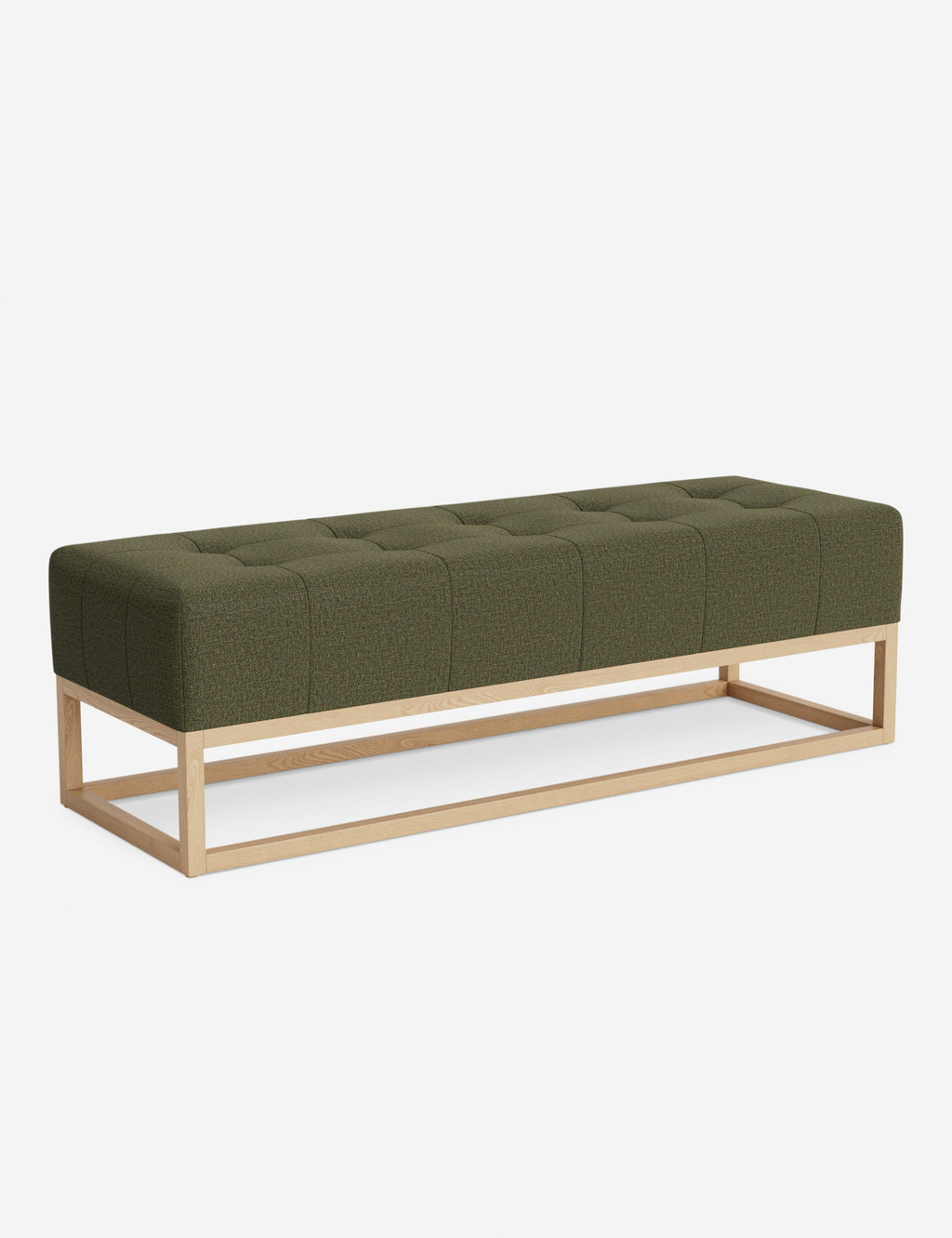 Banc - Alliant des éléments sur mesure à un confort transitoire, ce banc capitonné de la collection pour Lulu and Georgia est le