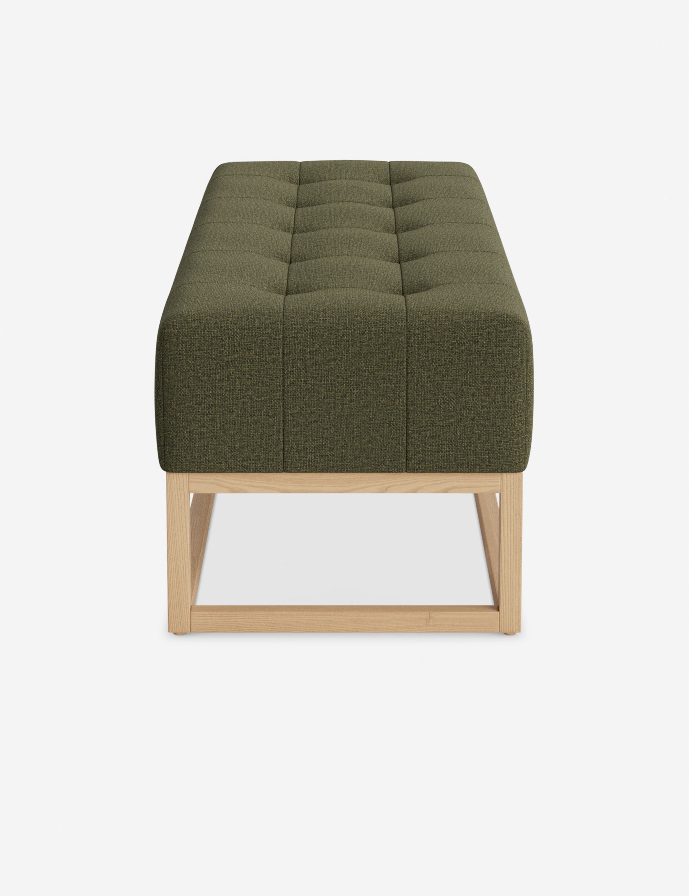 Banc - Alliant des éléments sur mesure à un confort transitoire, ce banc capitonné de la collection pour Lulu and Georgia est le