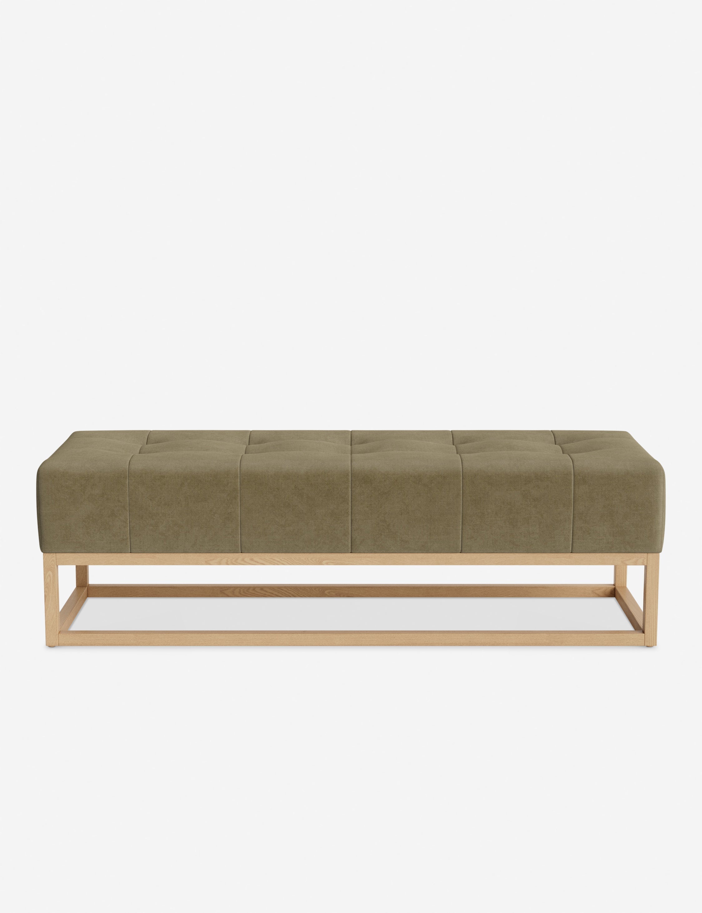Banc - Alliant des éléments sur mesure à un confort transitoire, ce banc capitonné de la collection pour Lulu and Georgia est le
