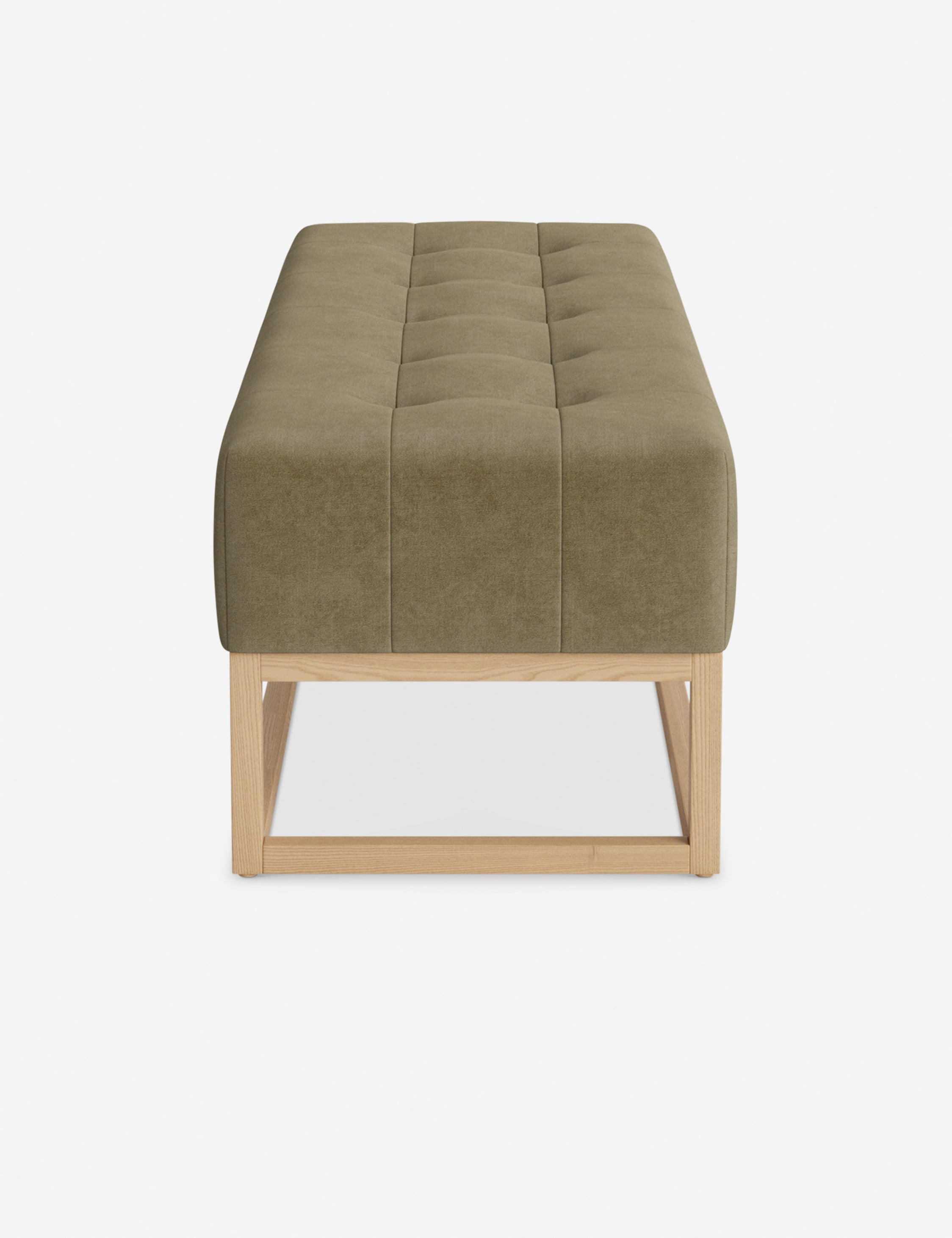 Banc - Alliant des éléments sur mesure à un confort transitoire, ce banc capitonné de la collection pour Lulu and Georgia est le