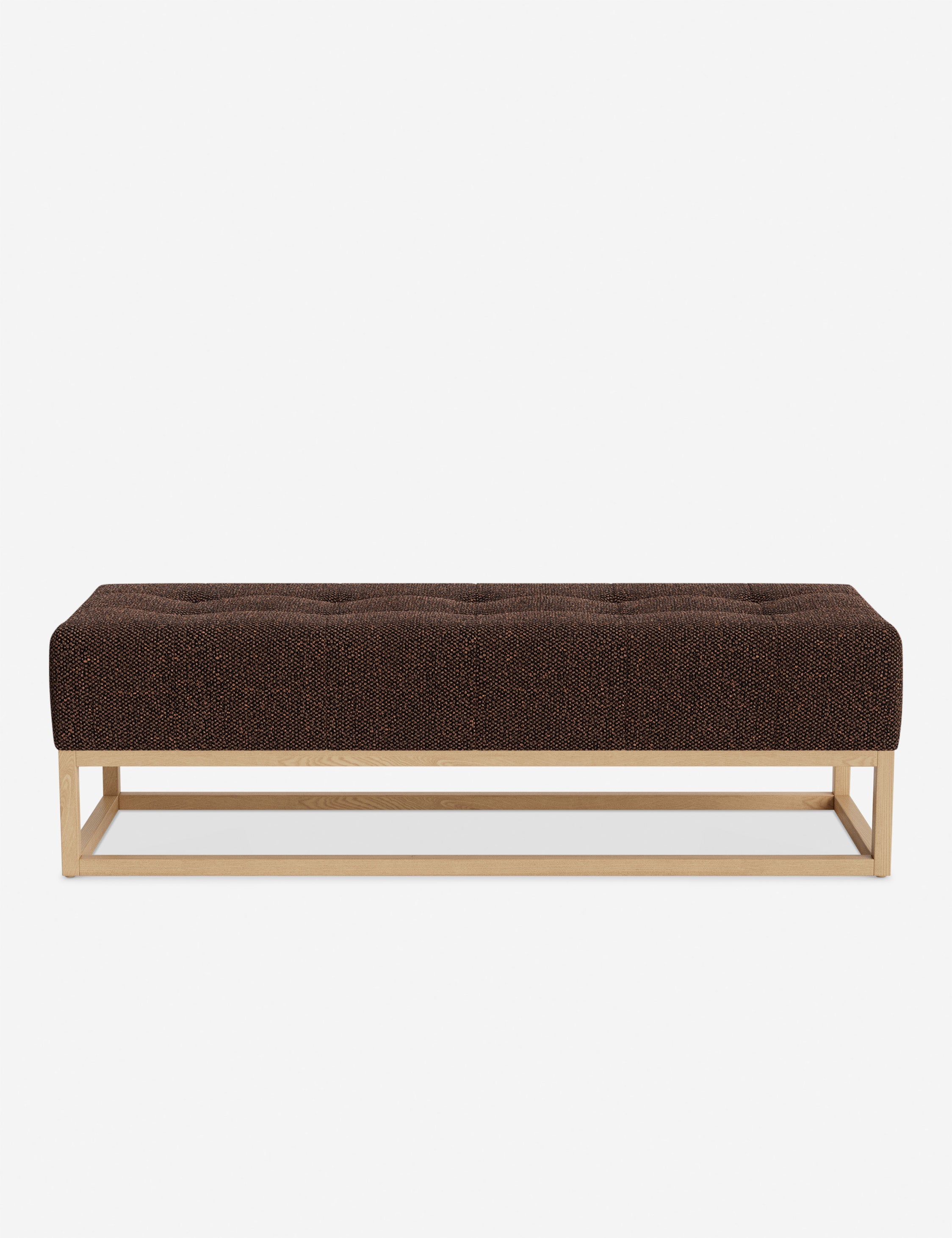 Banc - Alliant des éléments sur mesure à un confort transitoire, ce banc capitonné de la collection pour Lulu and Georgia est le