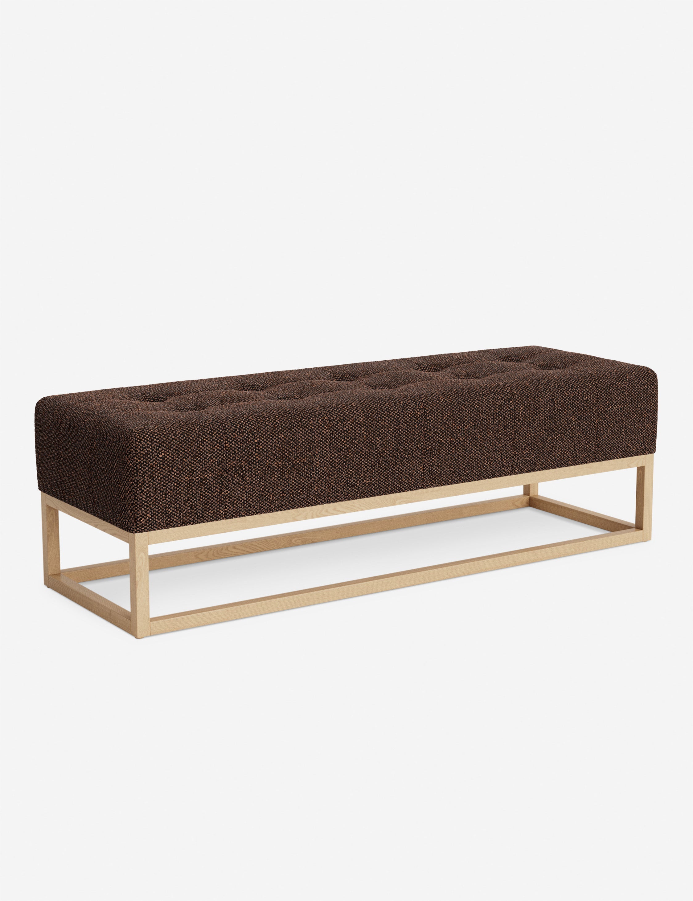 Banc - Alliant des éléments sur mesure à un confort transitoire, ce banc capitonné de la collection pour Lulu and Georgia est le
