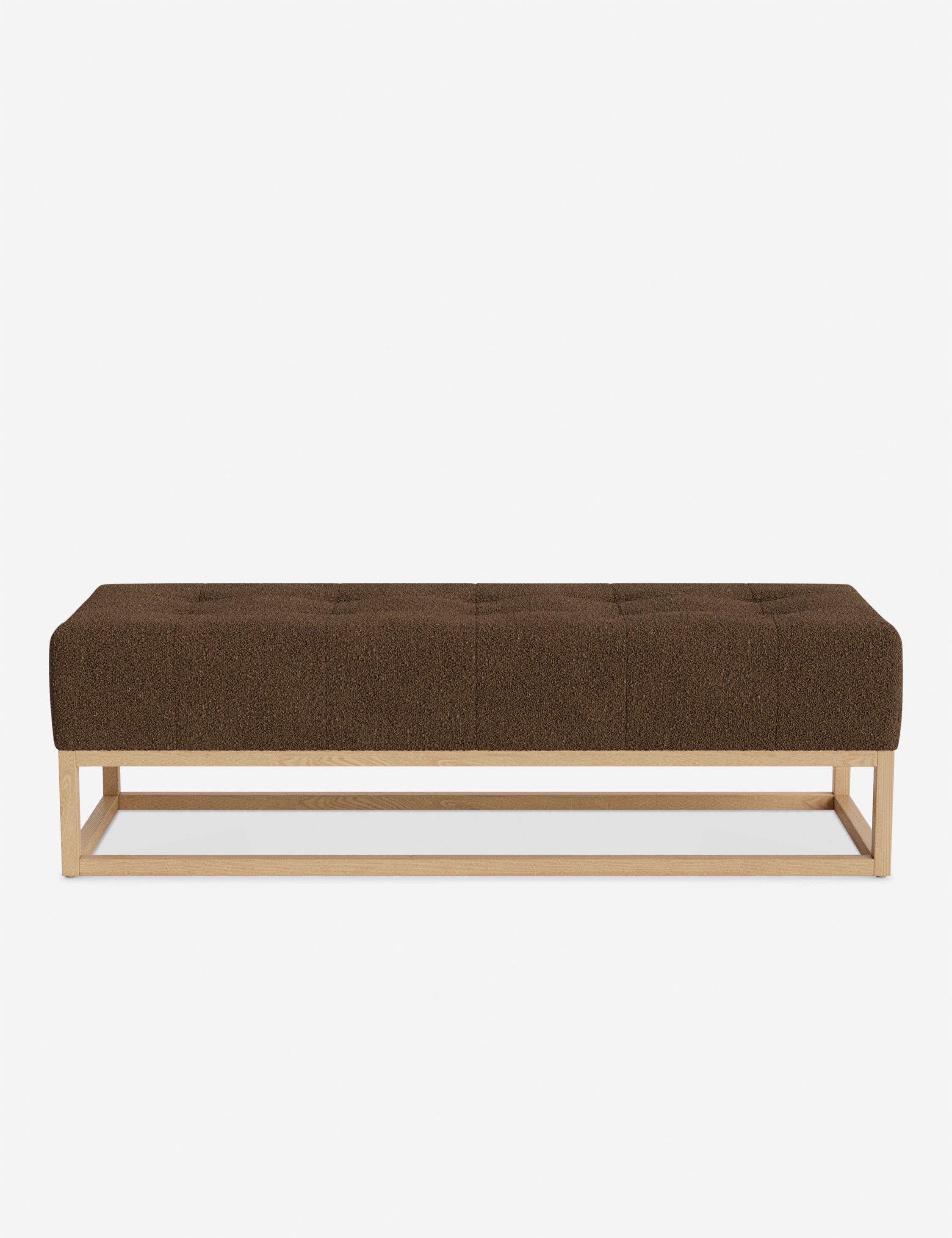 Banc - Alliant des éléments sur mesure à un confort transitoire, ce banc capitonné de la collection pour Lulu and Georgia est le