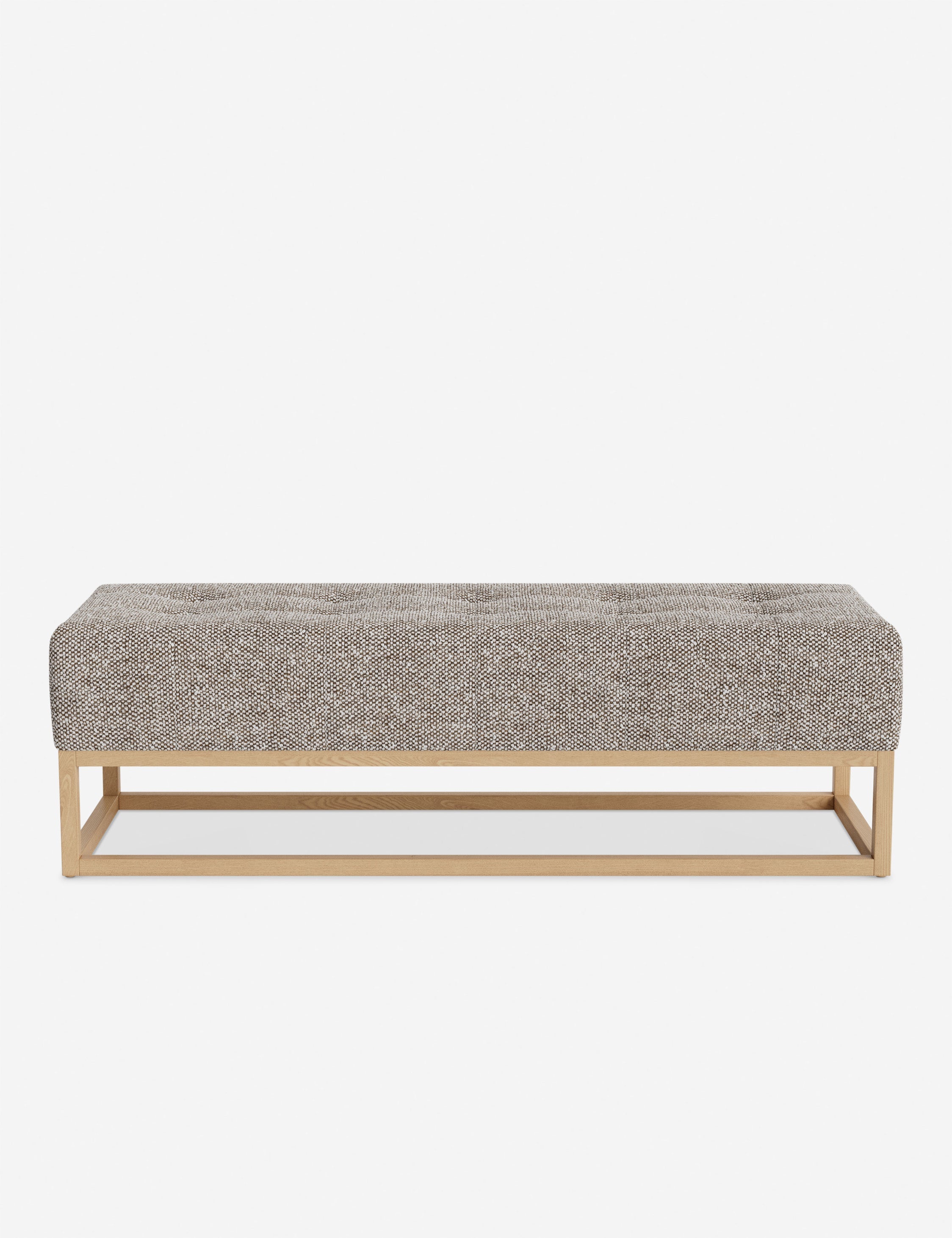 Banc - Alliant des éléments sur mesure à un confort transitoire, ce banc capitonné de la collection pour Lulu and Georgia est le