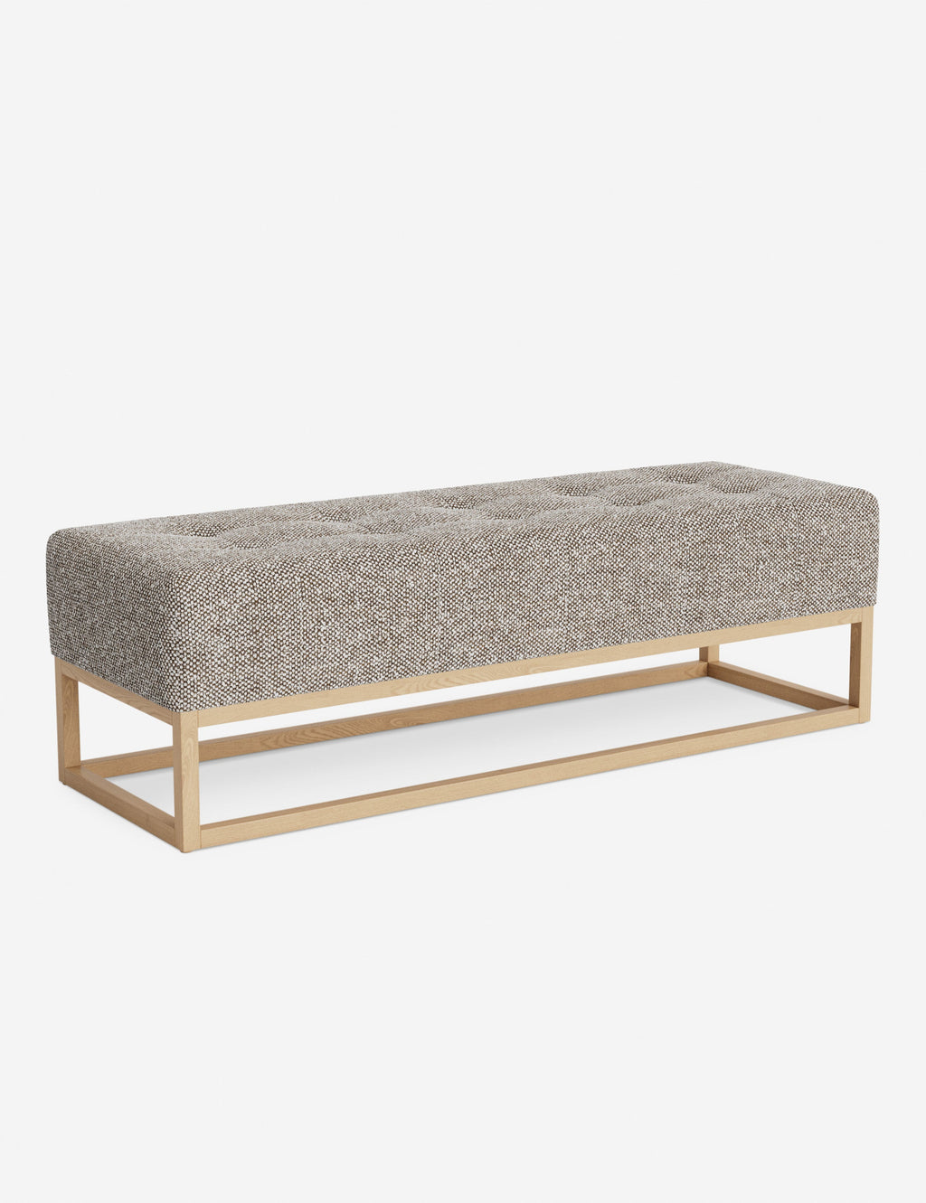 Banc - Alliant des éléments sur mesure à un confort transitoire, ce banc capitonné de la collection pour Lulu and Georgia est le