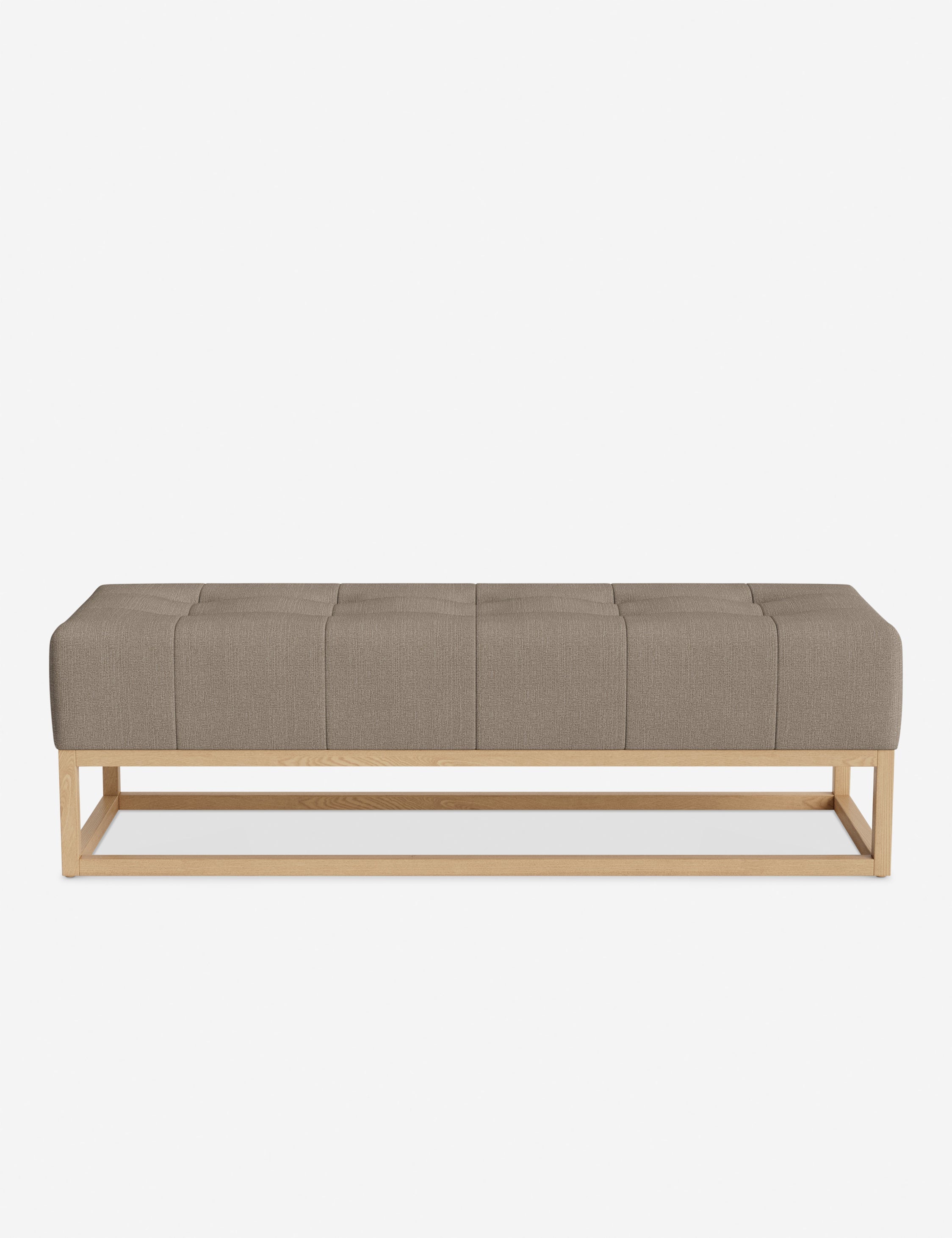 Banc - Alliant des éléments sur mesure à un confort transitoire, ce banc capitonné de la collection pour Lulu and Georgia est le