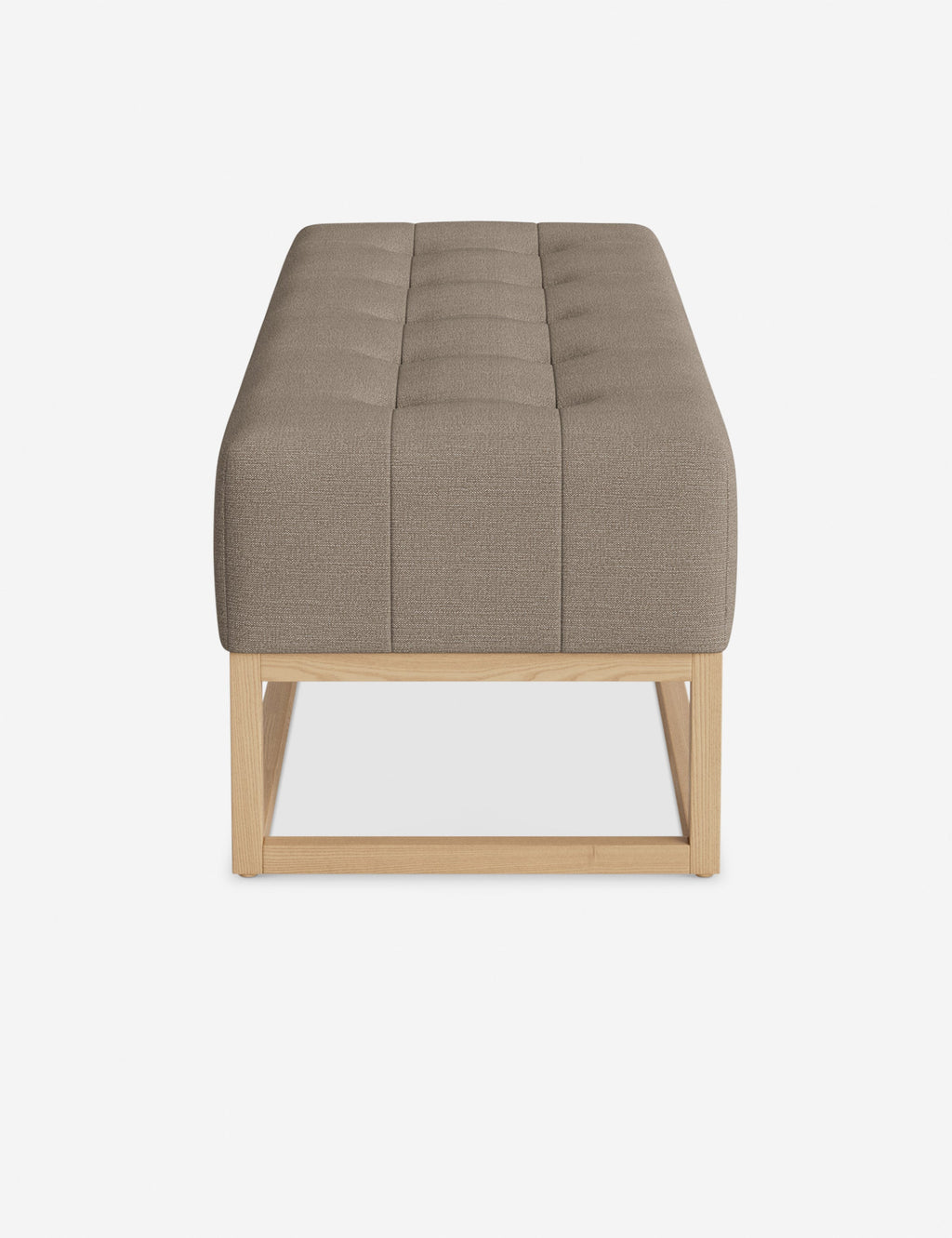 Banc - Alliant des éléments sur mesure à un confort transitoire, ce banc capitonné de la collection pour Lulu and Georgia est le