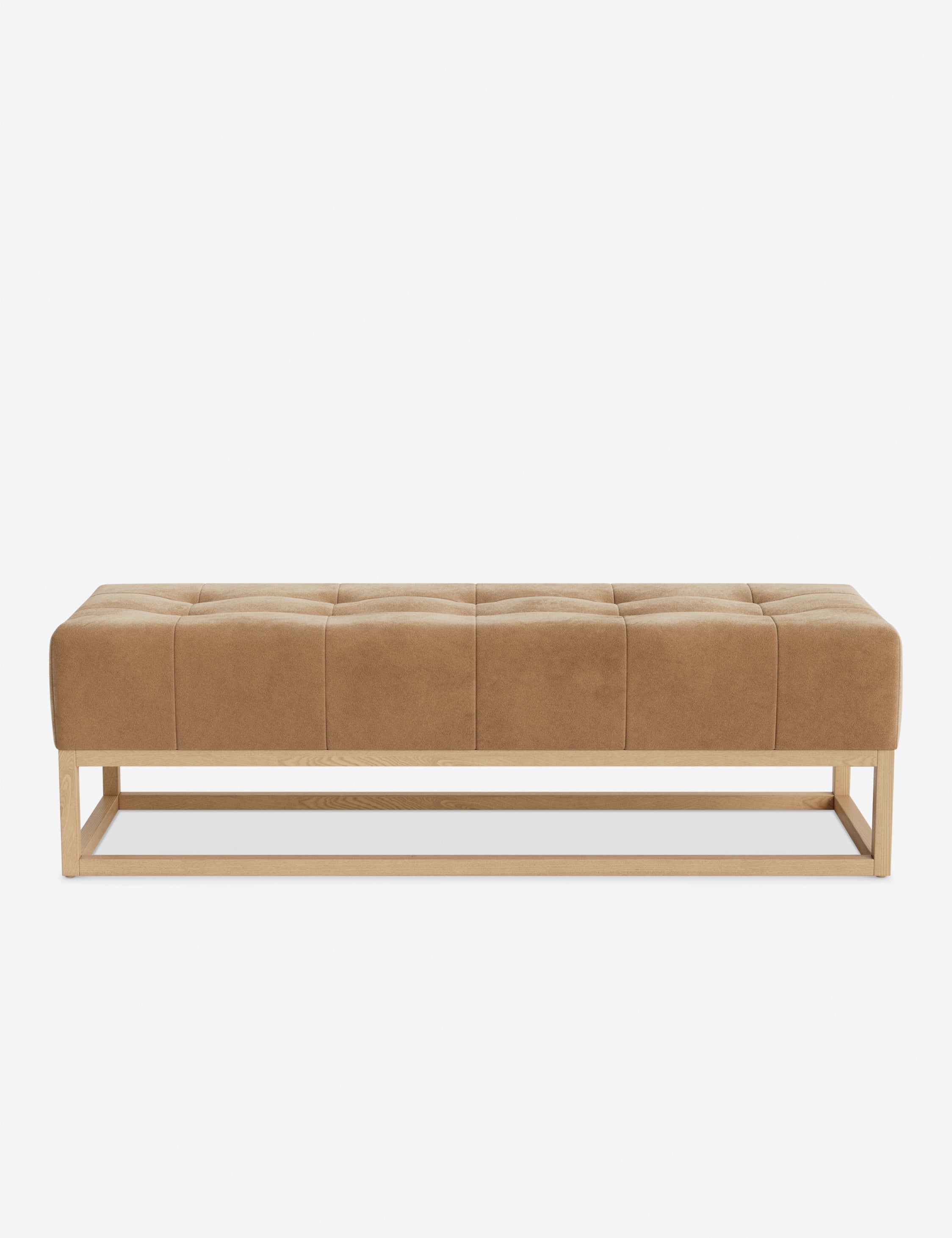 Banc - Alliant des éléments sur mesure à un confort transitoire, ce banc capitonné de la collection pour Lulu and Georgia est le