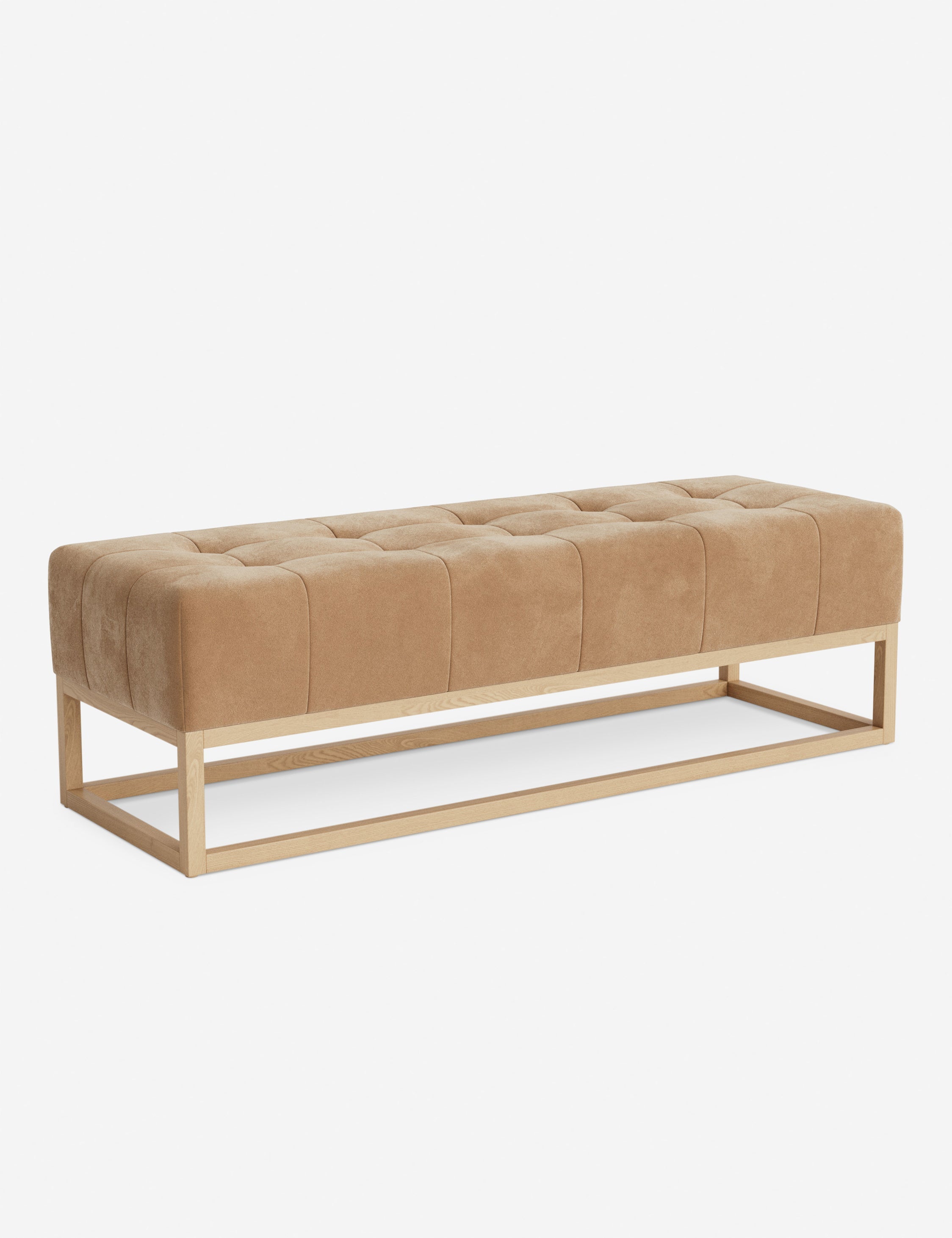 Banc - Alliant des éléments sur mesure à un confort transitoire, ce banc capitonné de la collection pour Lulu and Georgia est le