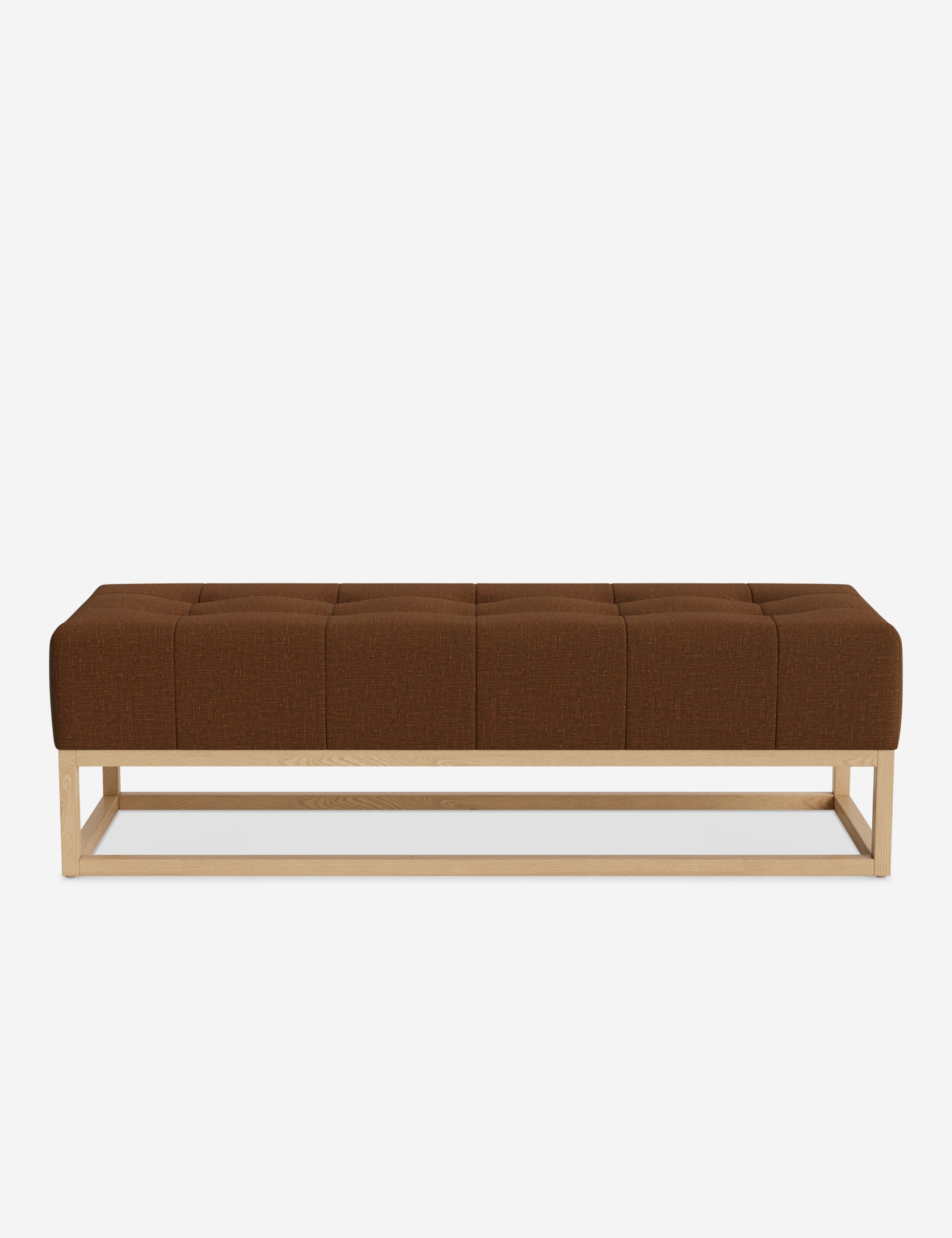Banc - Alliant des éléments sur mesure à un confort transitoire, ce banc capitonné de la collection pour Lulu and Georgia est le