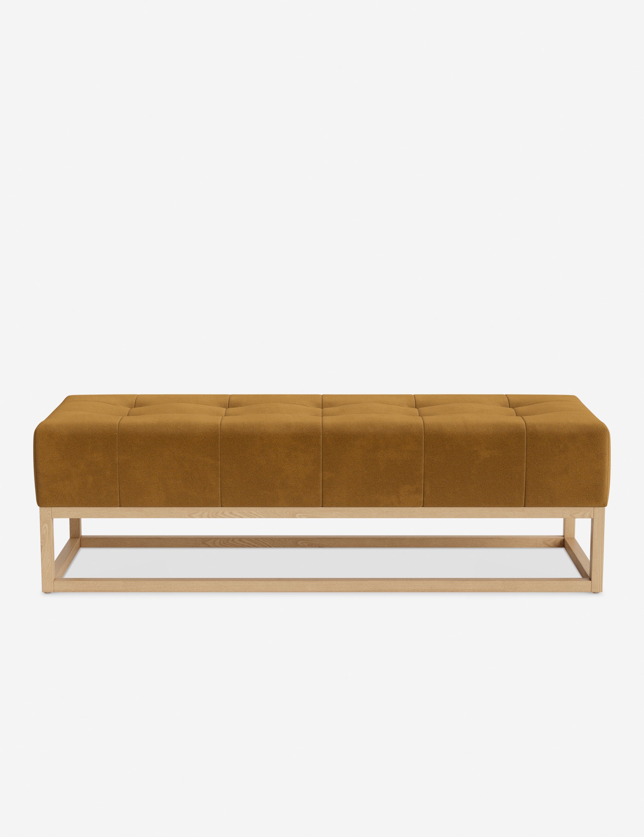 Banc - Alliant des éléments sur mesure à un confort transitoire, ce banc capitonné de la collection pour Lulu and Georgia est le