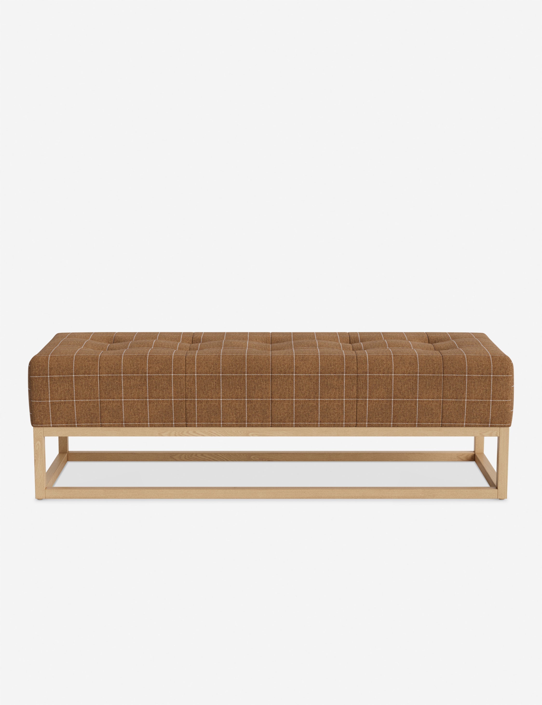 Banc - Alliant des éléments sur mesure à un confort transitoire, ce banc capitonné de la collection pour Lulu and Georgia est le
