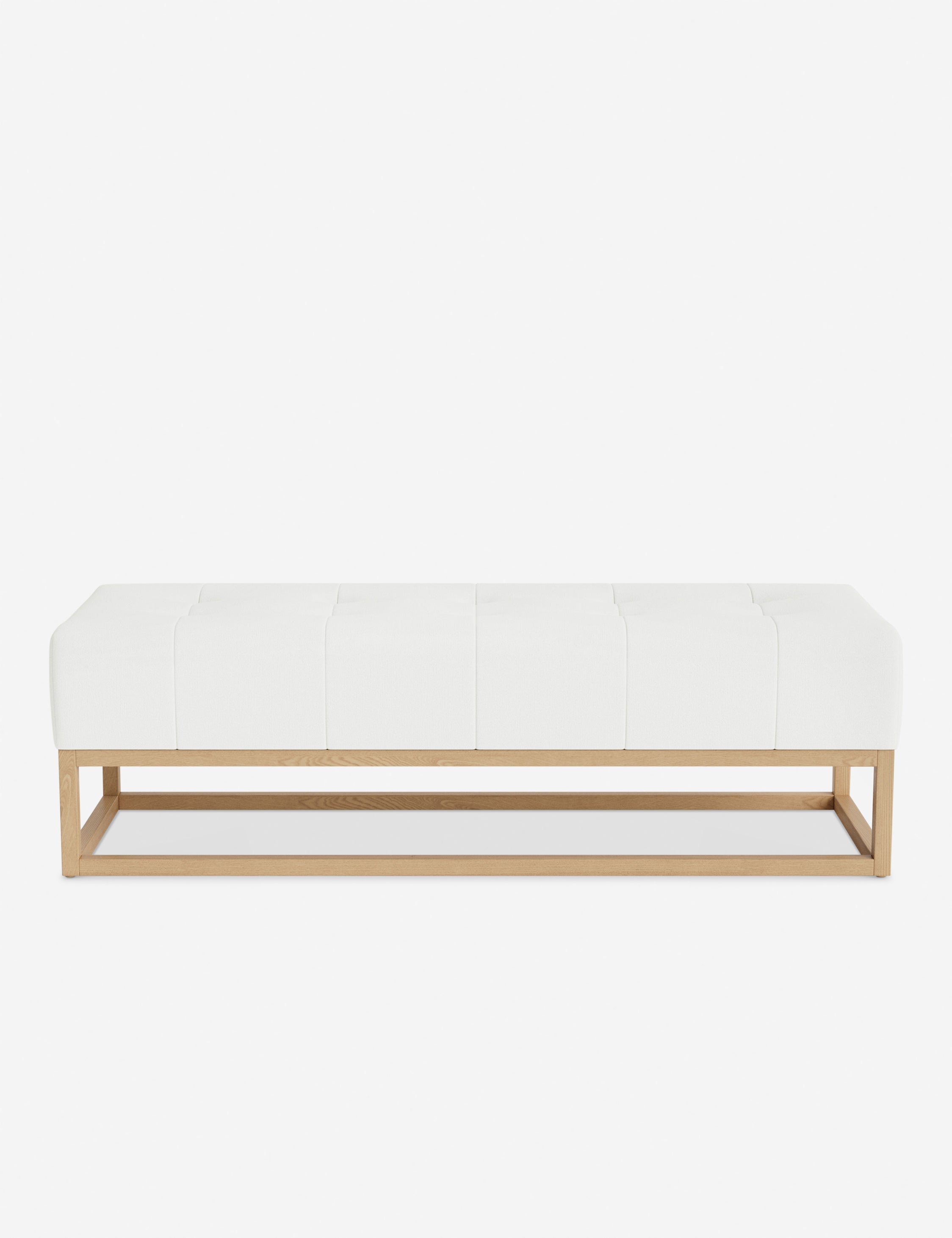 Banc - Alliant des éléments sur mesure à un confort transitoire, ce banc capitonné de la collection pour Lulu and Georgia est le