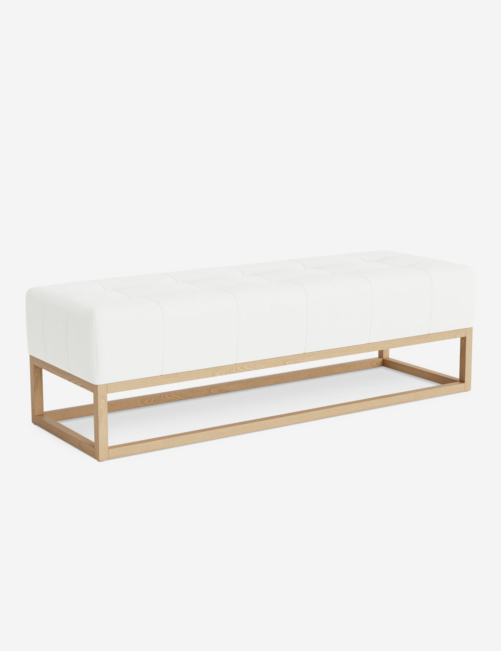 Banc - Alliant des éléments sur mesure à un confort transitoire, ce banc capitonné de la collection pour Lulu and Georgia est le