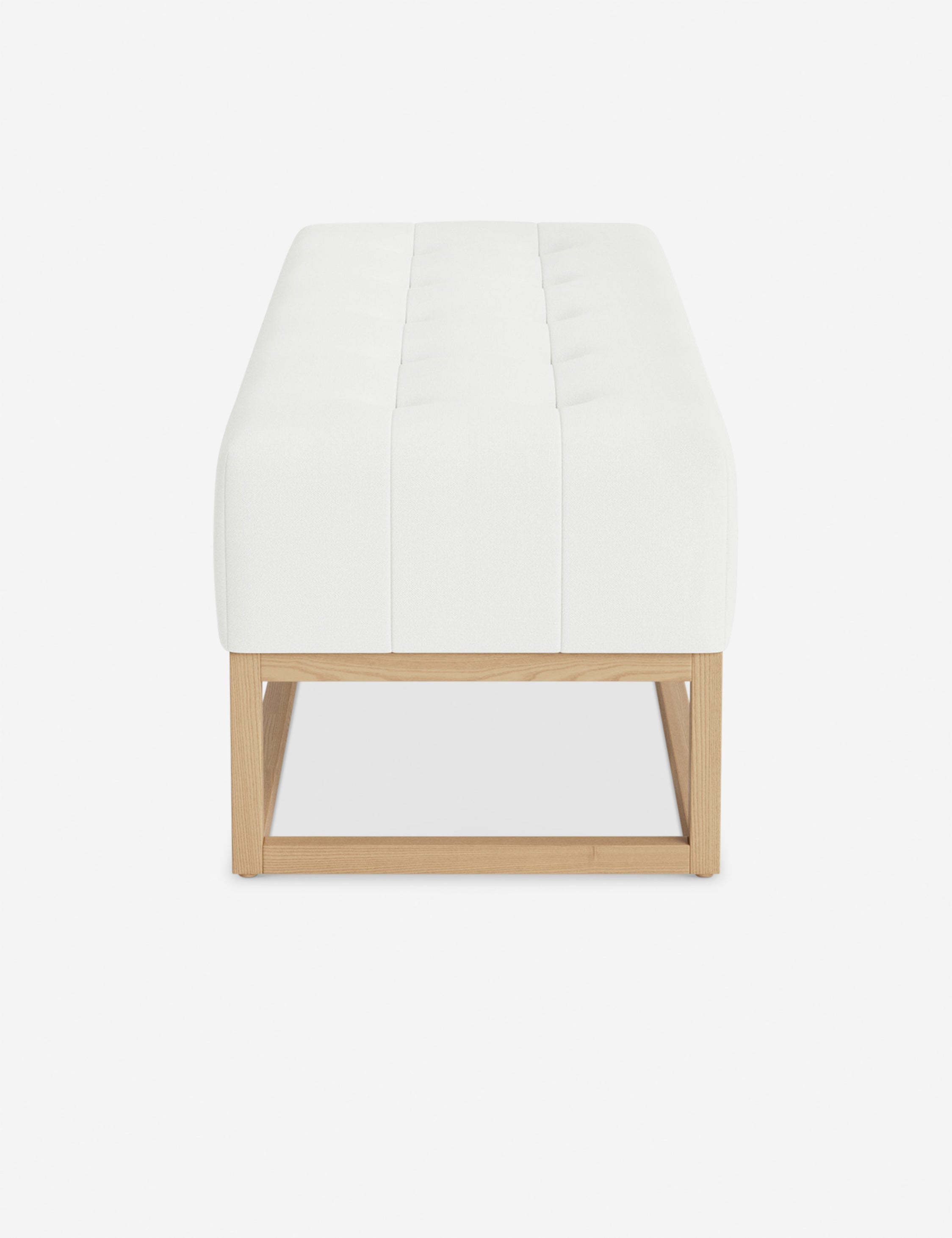 Banc - Alliant des éléments sur mesure à un confort transitoire, ce banc capitonné de la collection pour Lulu and Georgia est le