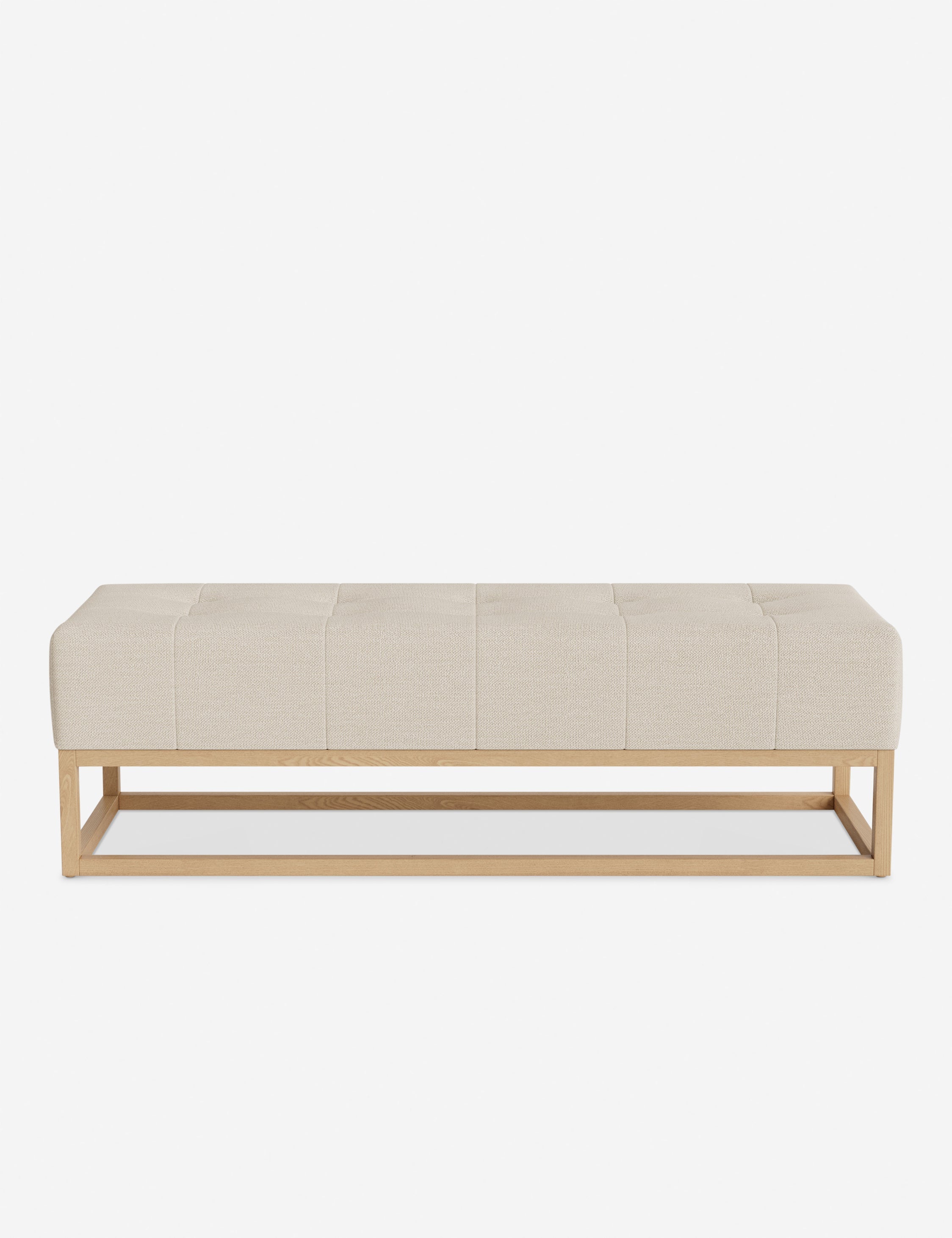 Banc - Alliant des éléments sur mesure à un confort transitoire, ce banc capitonné de la collection pour Lulu and Georgia est le