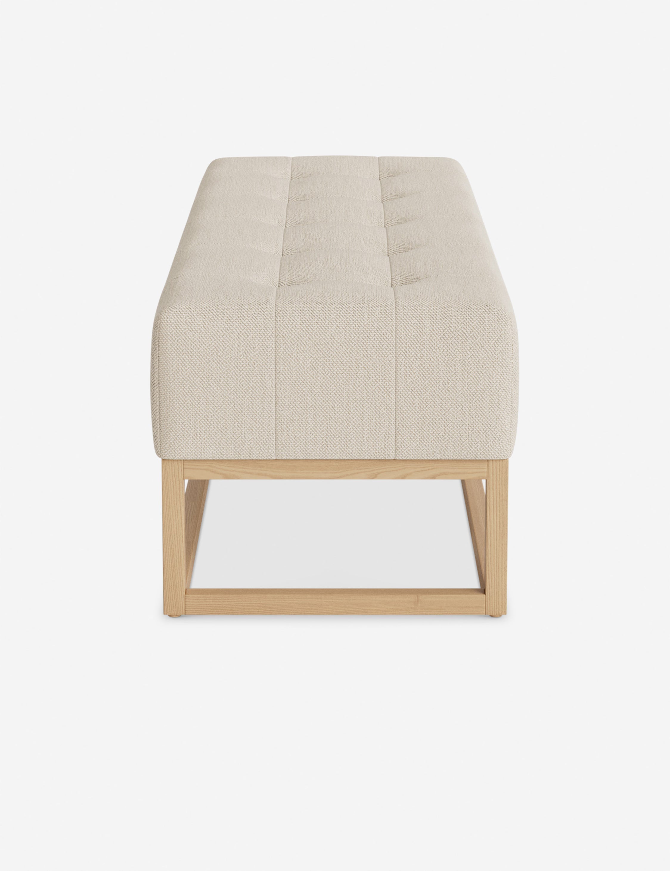Banc - Alliant des éléments sur mesure à un confort transitoire, ce banc capitonné de la collection pour Lulu and Georgia est le