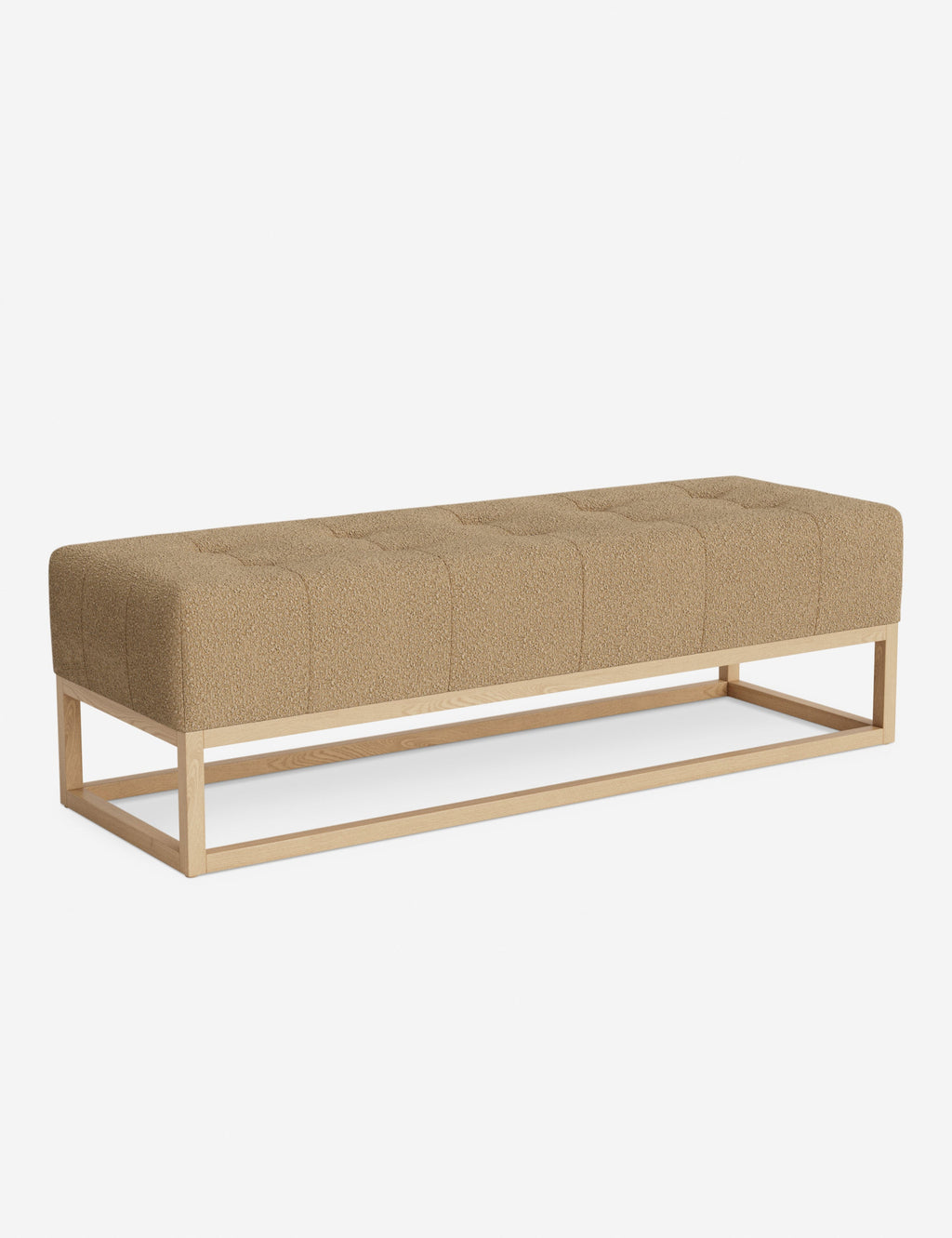Banc - Alliant des éléments sur mesure à un confort transitoire, ce banc capitonné de la collection pour Lulu and Georgia est le