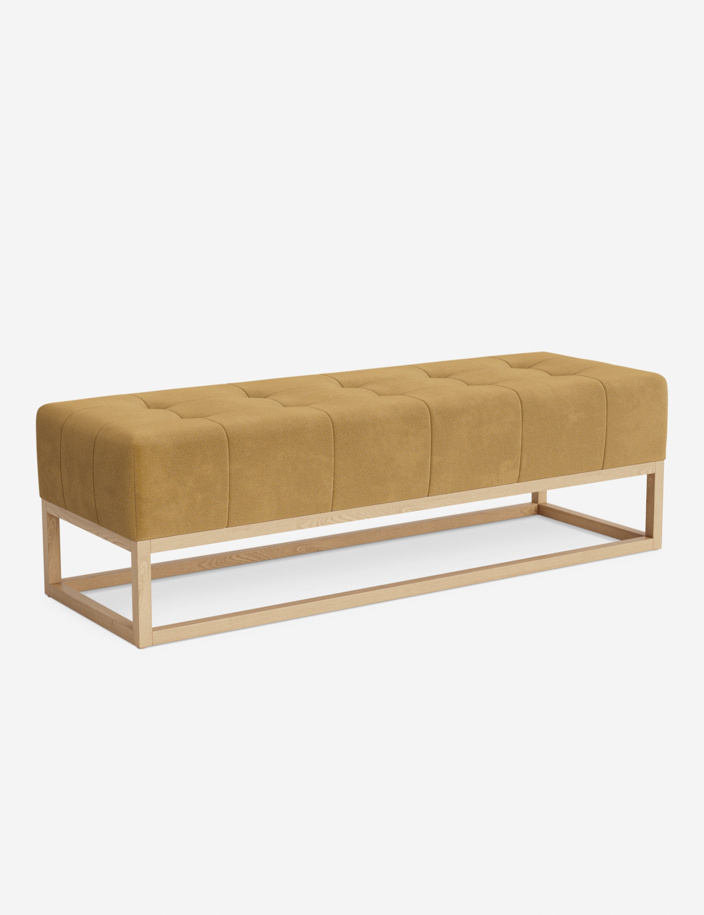 Banc - Alliant des éléments sur mesure à un confort transitoire, ce banc capitonné de la collection pour Lulu and Georgia est le