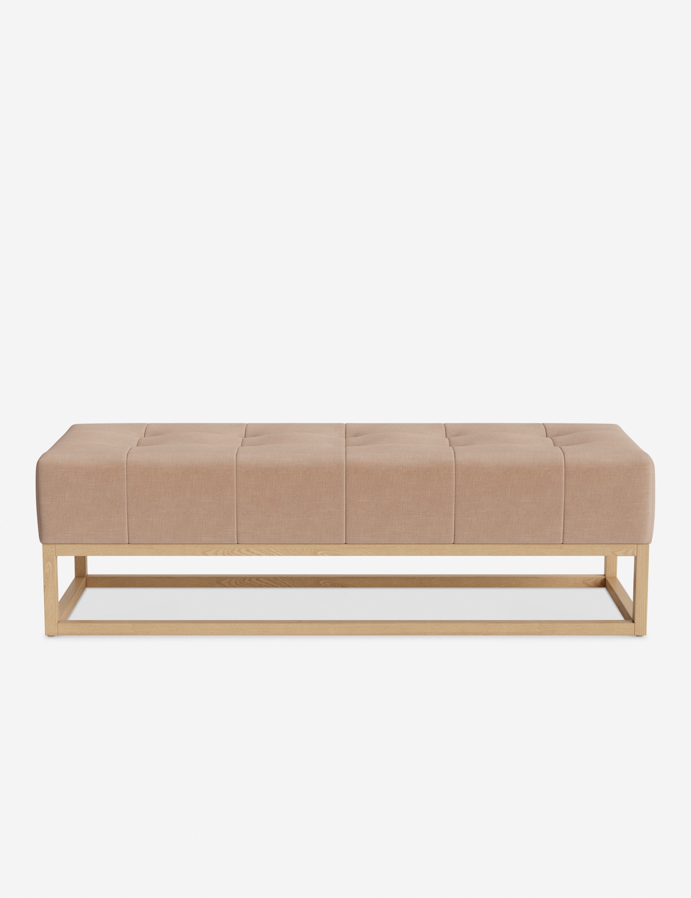 Banc - Alliant des éléments sur mesure à un confort transitoire, ce banc capitonné de la collection pour Lulu and Georgia est le