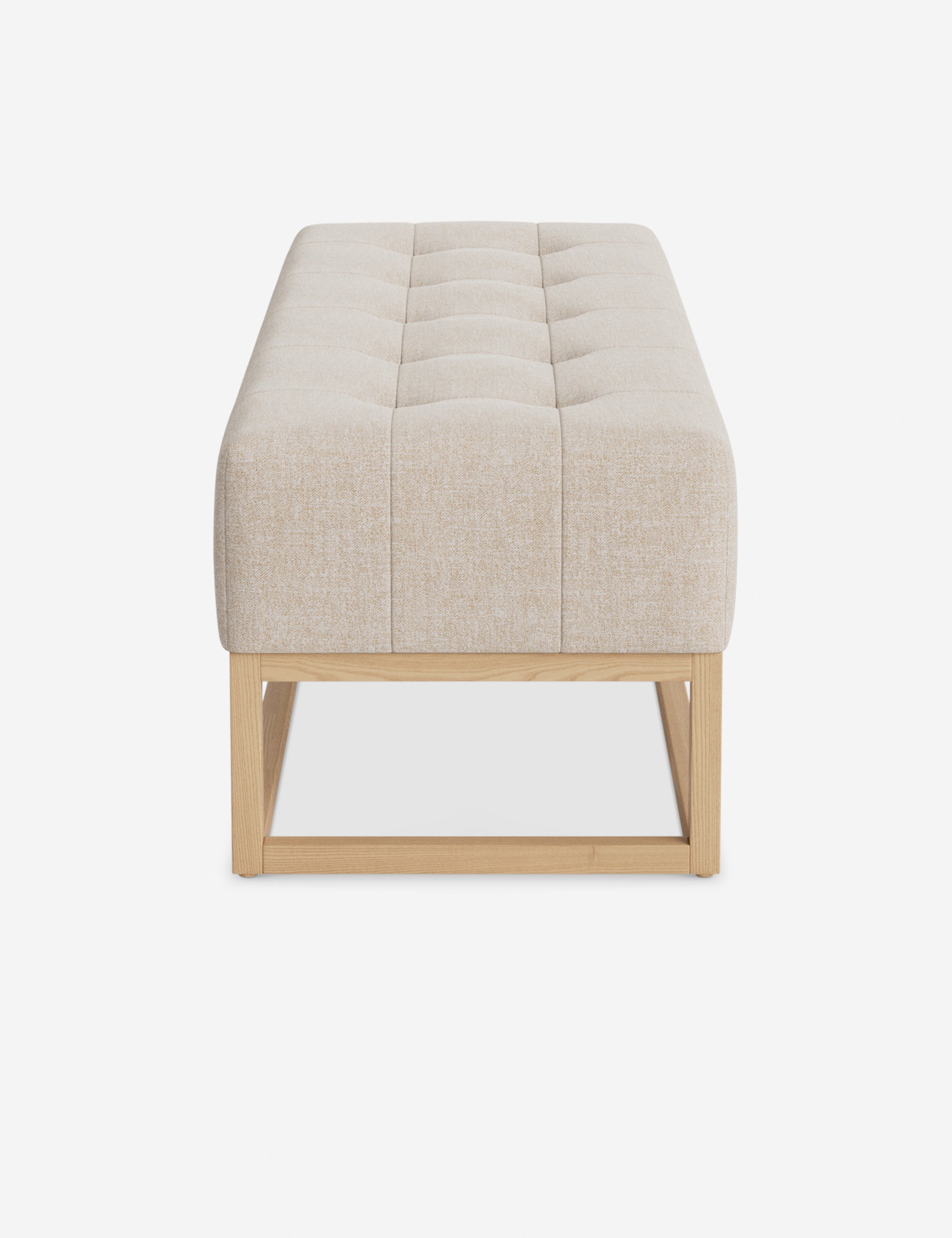 Banc - Alliant des éléments sur mesure à un confort transitoire, ce banc capitonné de la collection pour Lulu and Georgia est le