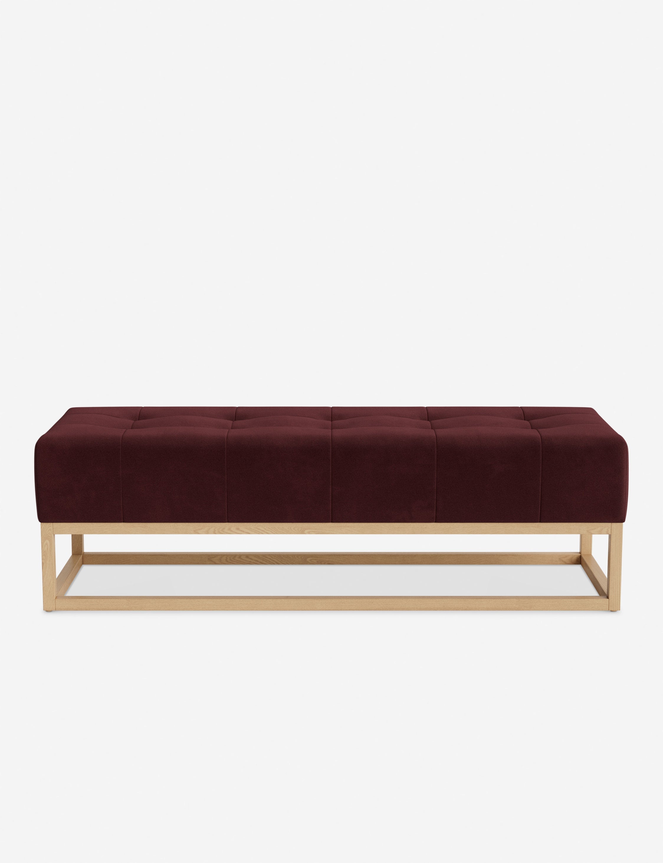 Banc - Alliant des éléments sur mesure à un confort transitoire, ce banc capitonné de la collection pour Lulu and Georgia est le