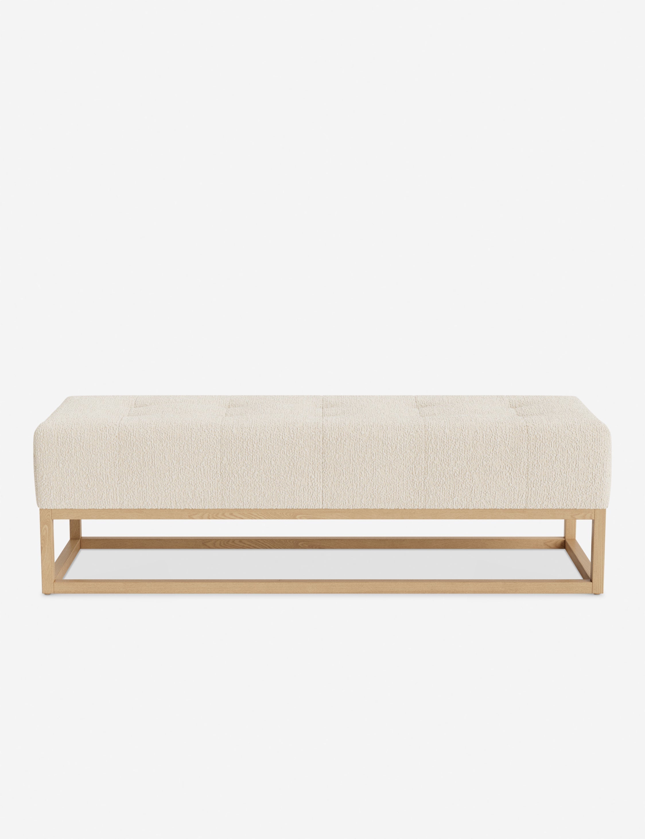 Banc - Alliant des éléments sur mesure à un confort transitoire, ce banc capitonné de la collection pour Lulu and Georgia est le
