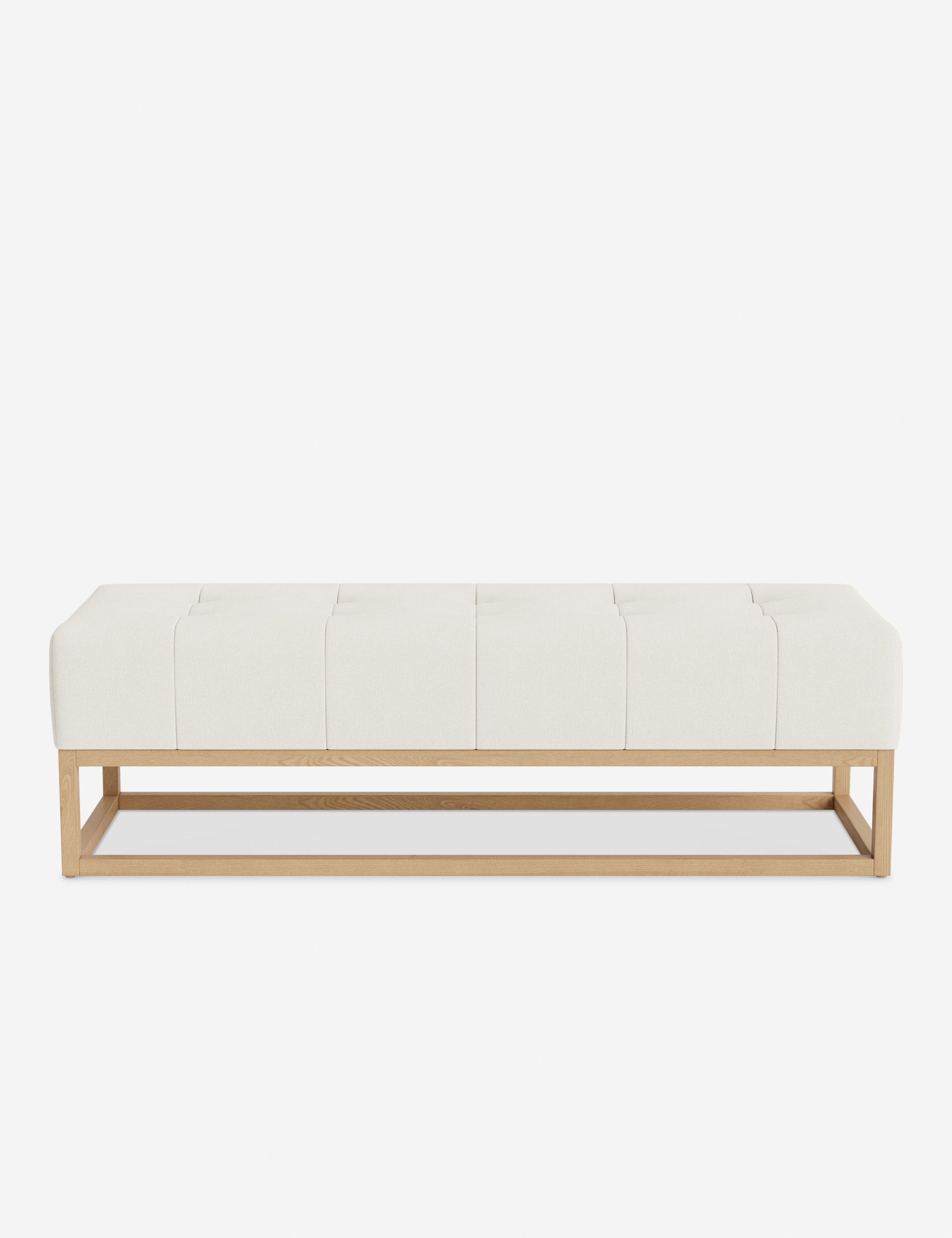 Banc - Alliant des éléments sur mesure à un confort transitoire, ce banc capitonné de la collection pour Lulu and Georgia est le