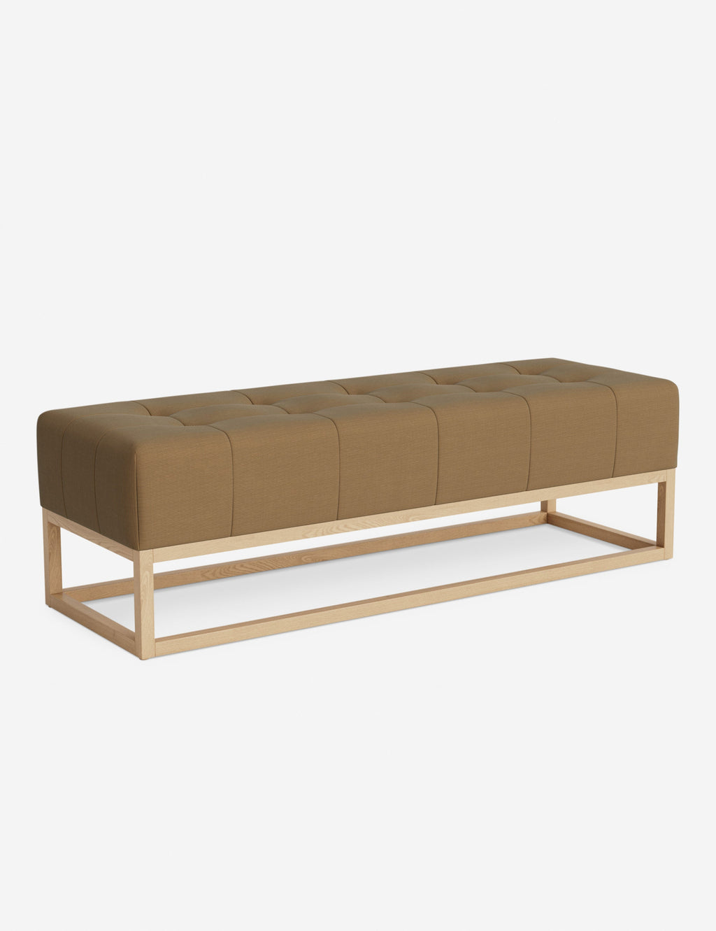 Banc - Alliant des éléments sur mesure à un confort transitoire, ce banc capitonné de la collection pour Lulu and Georgia est le