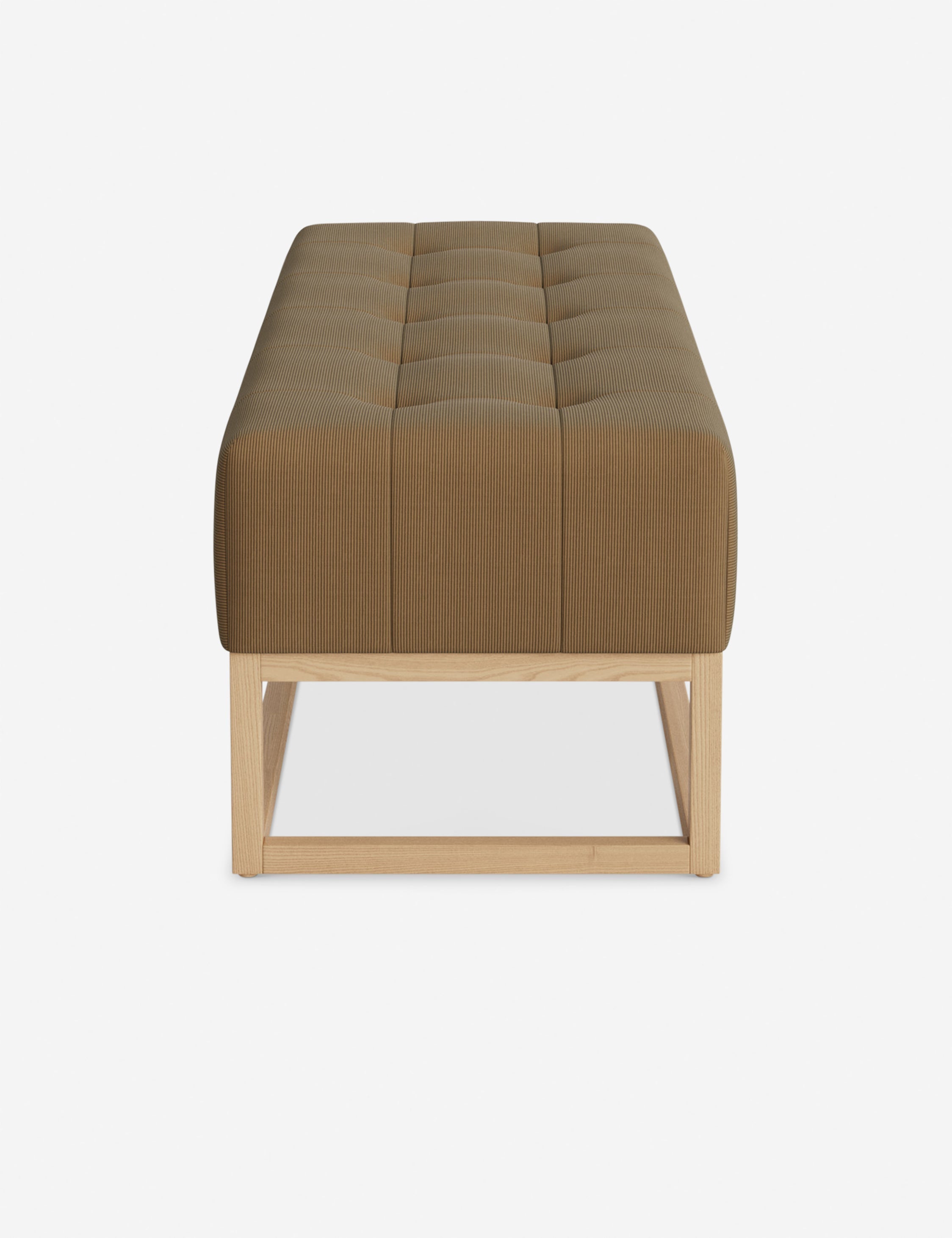 Banc - Alliant des éléments sur mesure à un confort transitoire, ce banc capitonné de la collection pour Lulu and Georgia est le