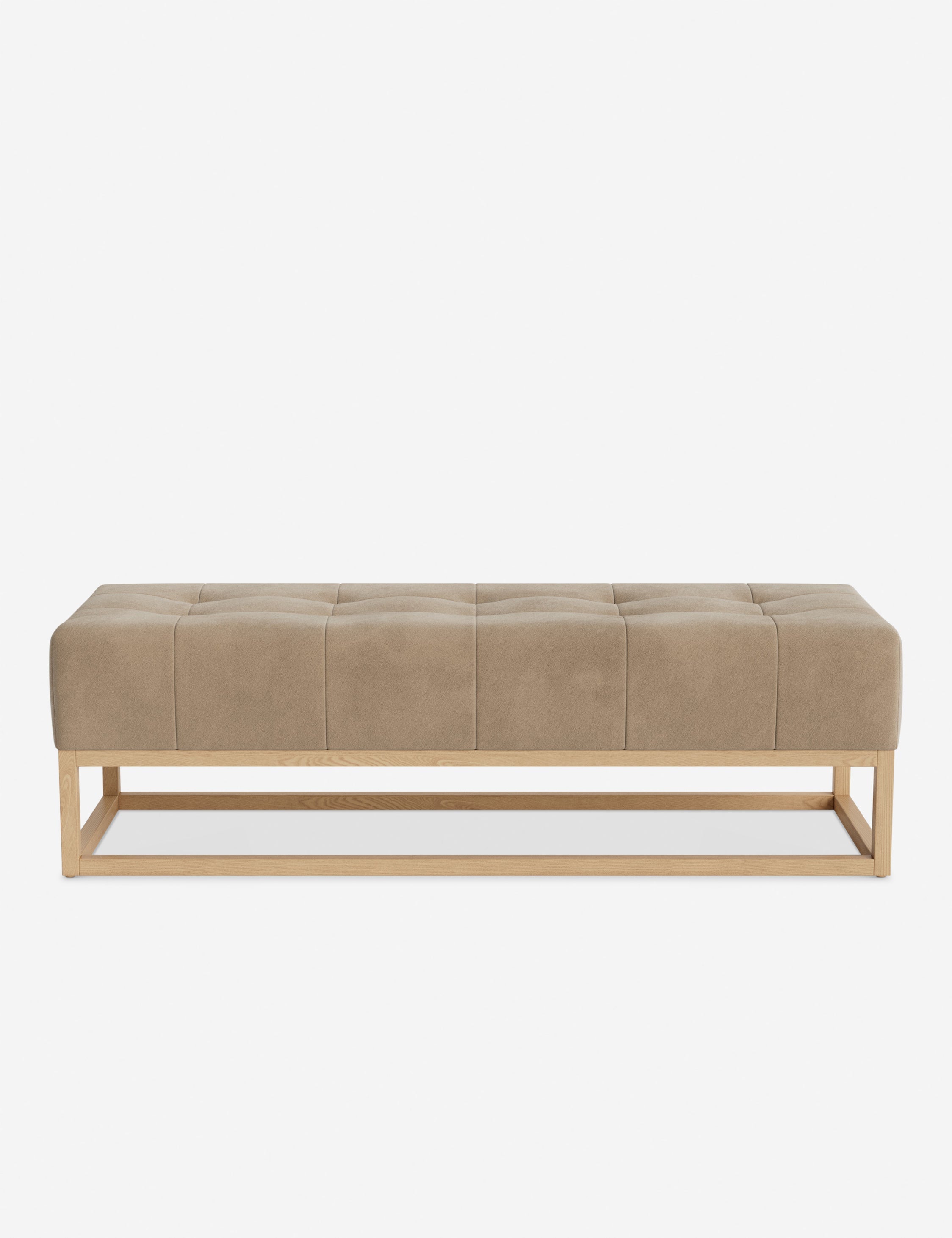 Banc - Alliant des éléments sur mesure à un confort transitoire, ce banc capitonné de la collection pour Lulu and Georgia est le