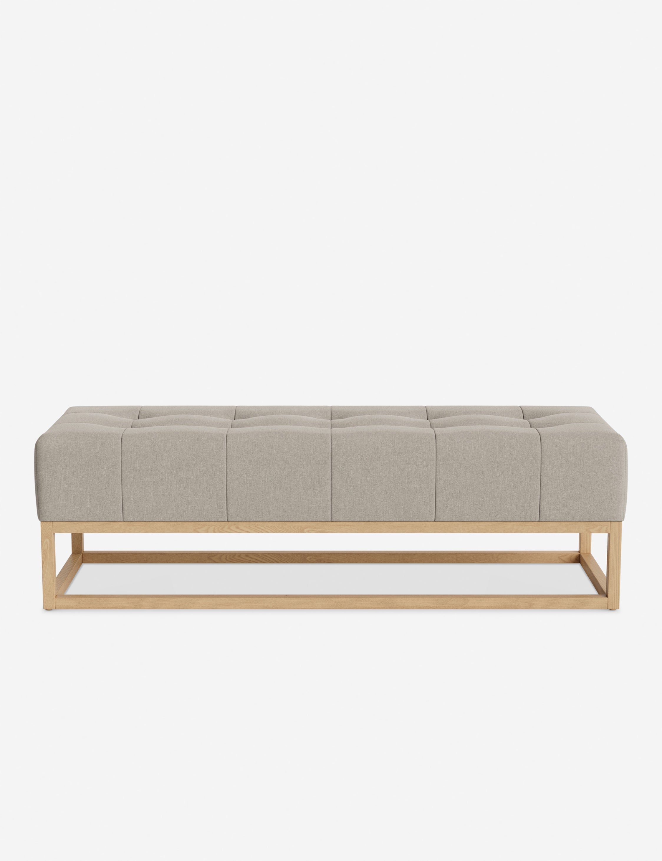 Banc - Alliant des éléments sur mesure à un confort transitoire, ce banc capitonné de la collection pour Lulu and Georgia est le