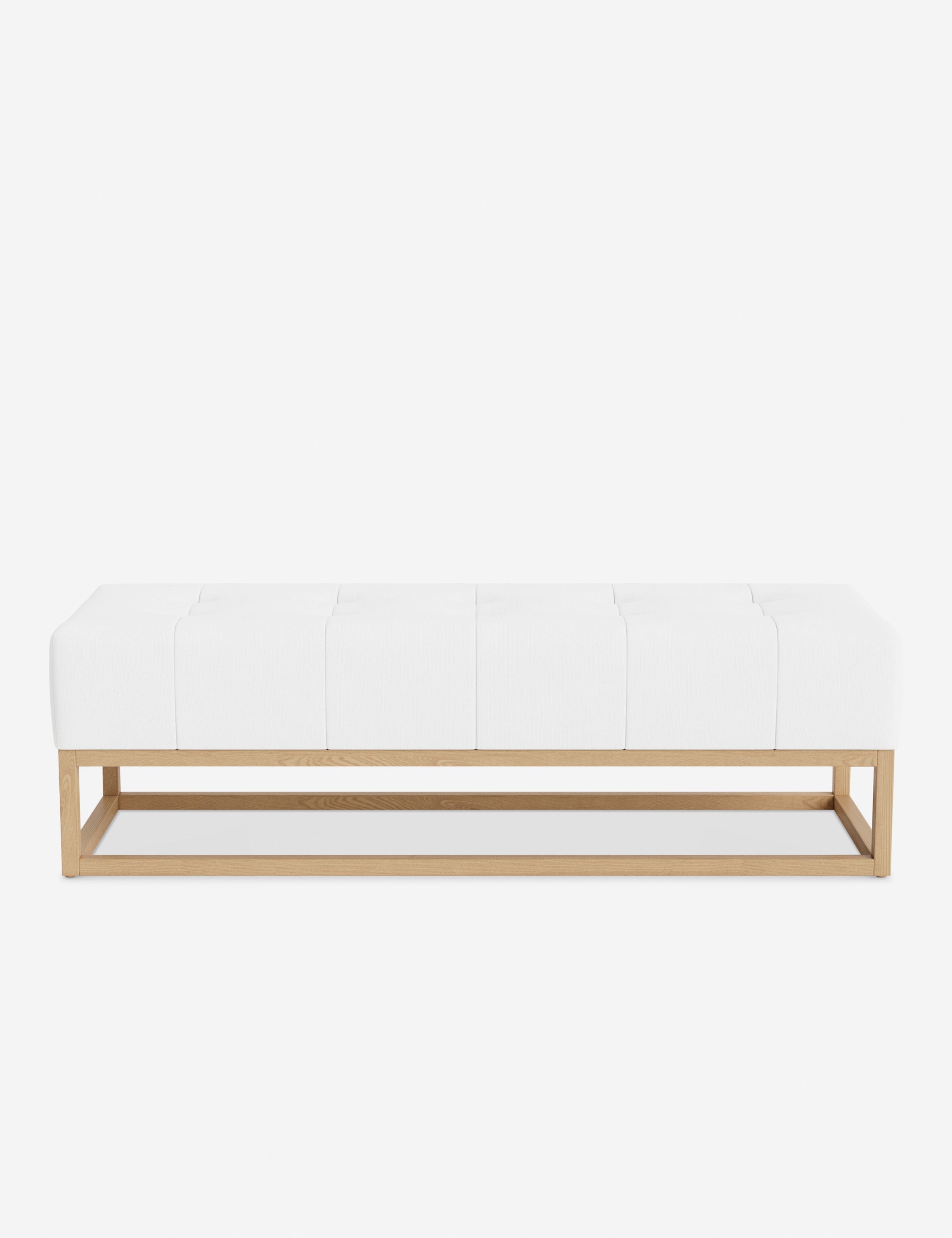 Banc - Alliant des éléments sur mesure à un confort transitoire, ce banc capitonné de la collection pour Lulu and Georgia est le