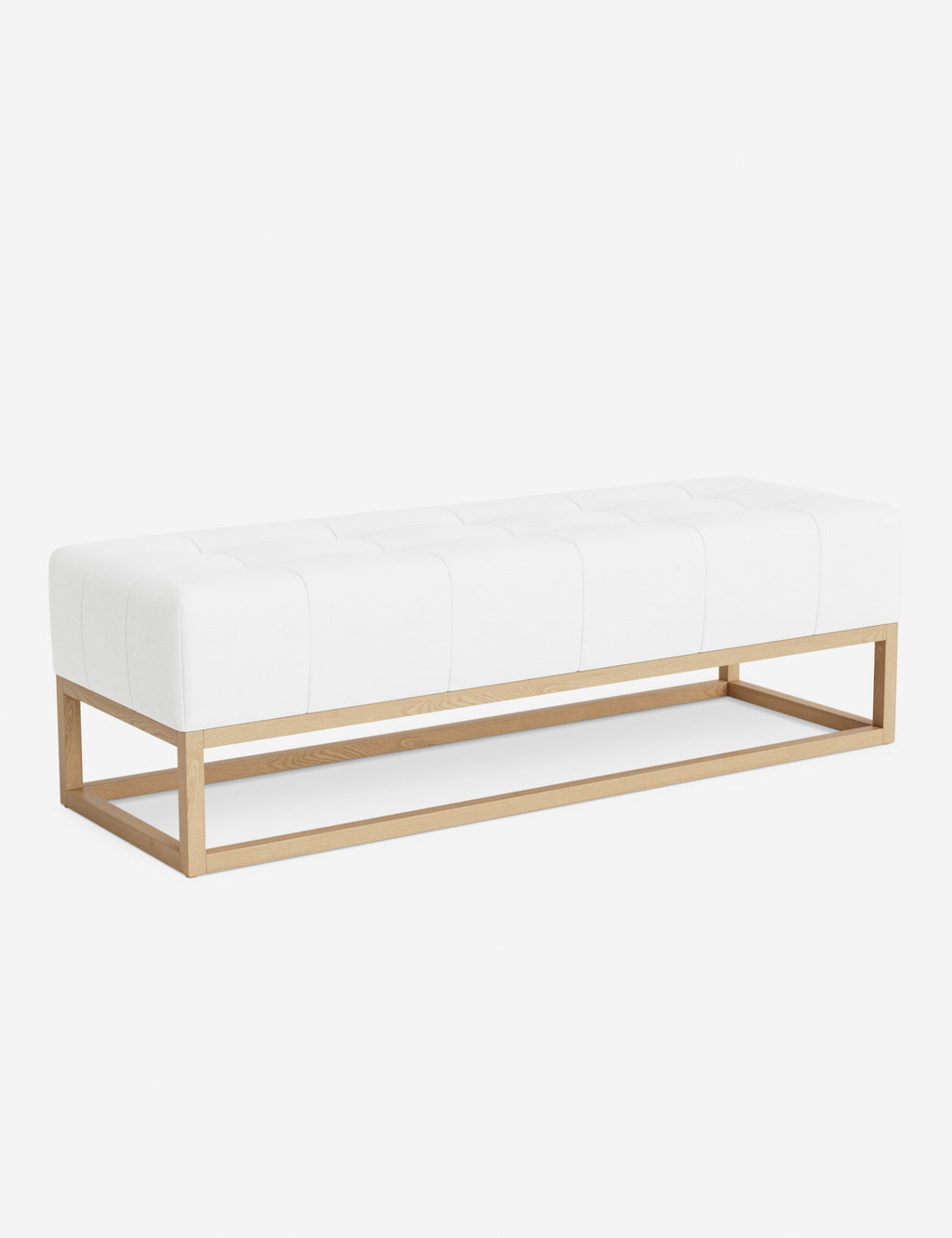 Banc - Alliant des éléments sur mesure à un confort transitoire, ce banc capitonné de la collection pour Lulu and Georgia est le
