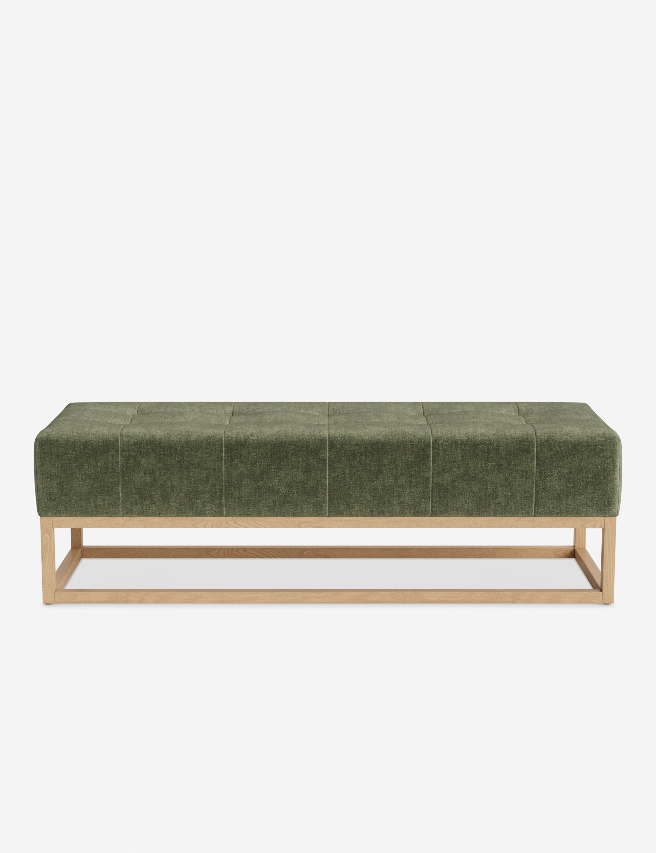 Banc - Alliant des éléments sur mesure à un confort transitoire, ce banc capitonné de la collection pour Lulu and Georgia est le