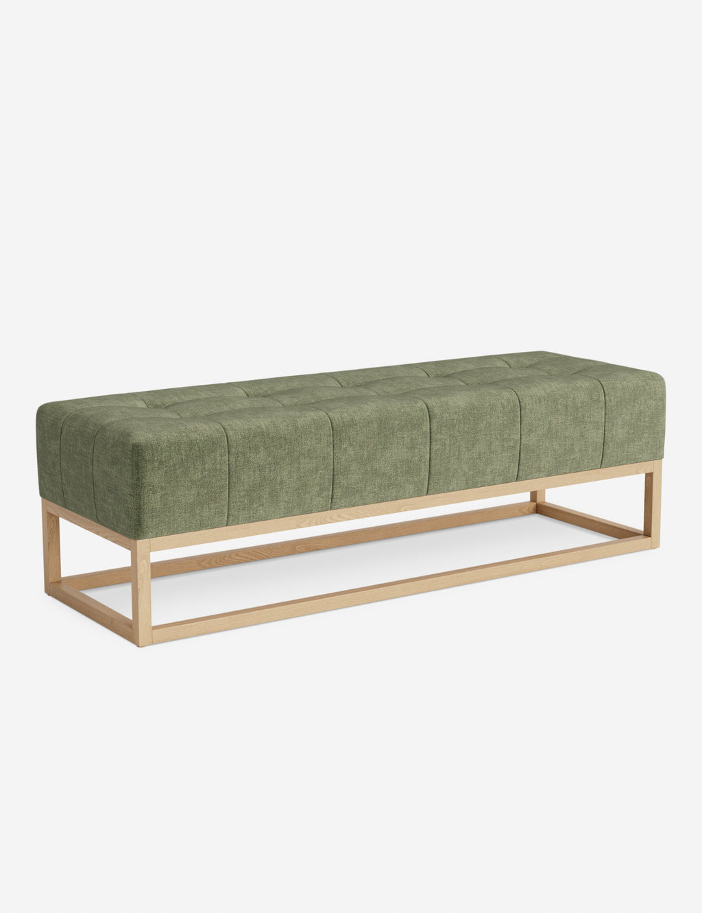Banc - Alliant des éléments sur mesure à un confort transitoire, ce banc capitonné de la collection pour Lulu and Georgia est le