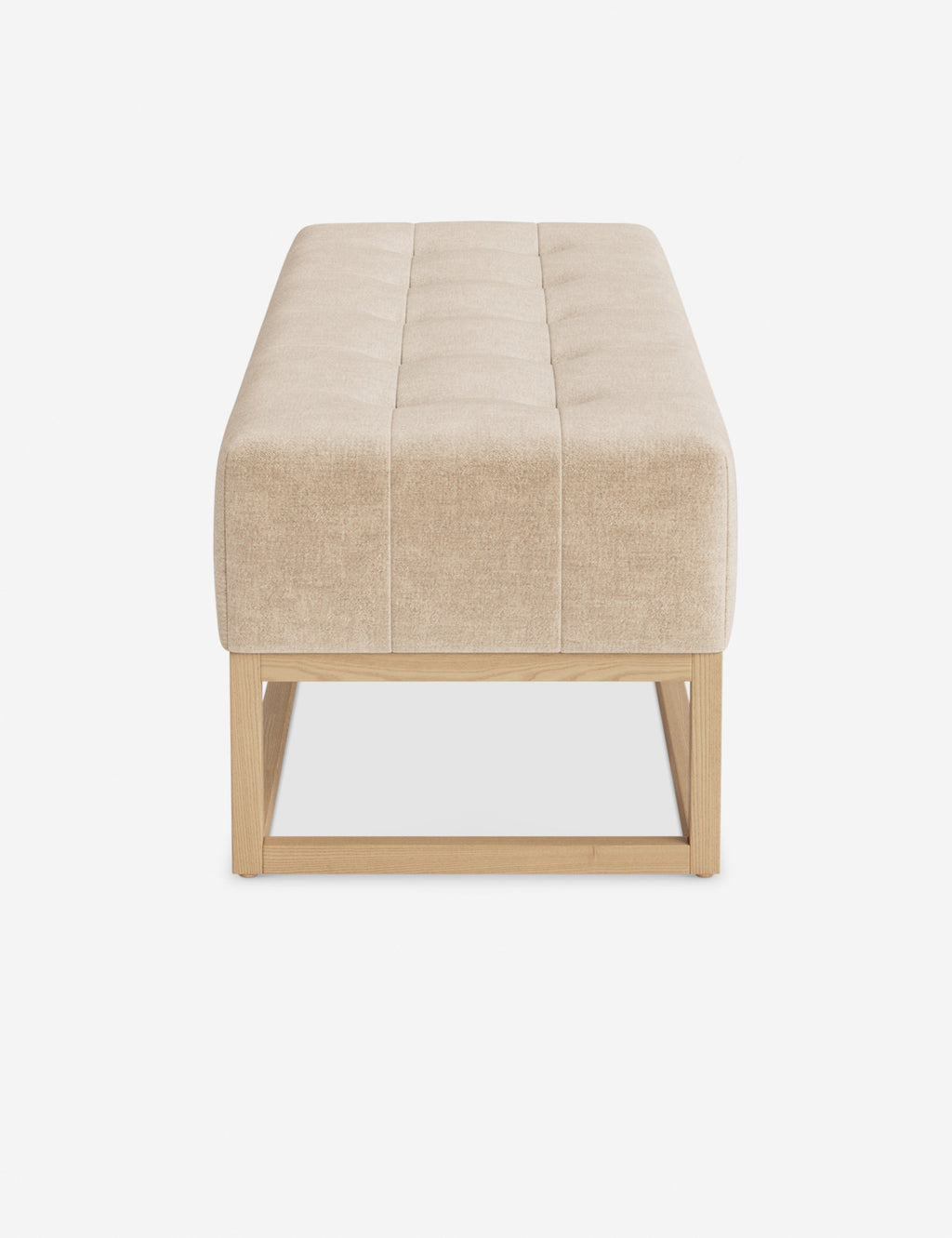 Banc - Alliant des éléments sur mesure à un confort transitoire, ce banc capitonné de la collection pour Lulu and Georgia est le