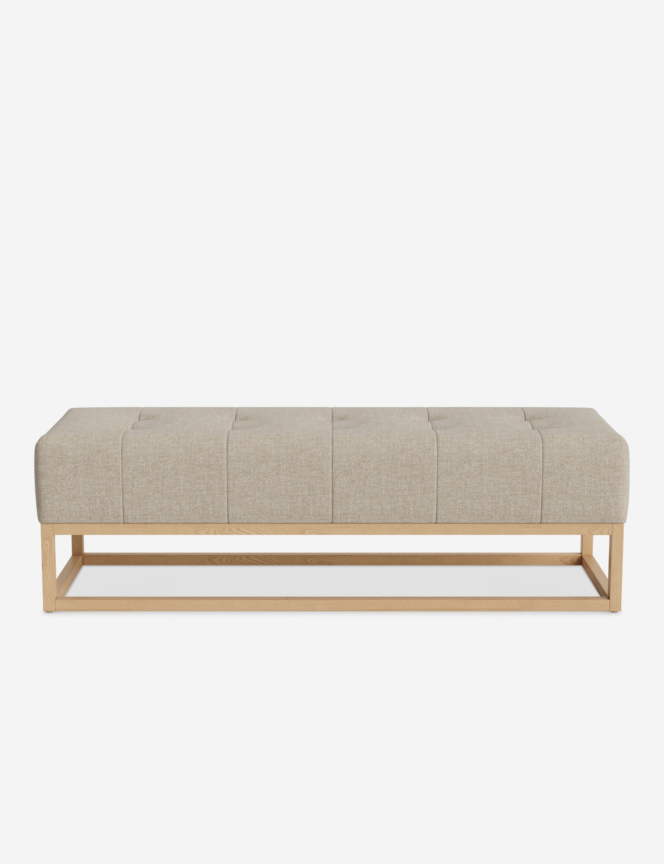 Banc - Alliant des éléments sur mesure à un confort transitoire, ce banc capitonné de la collection pour Lulu and Georgia est le