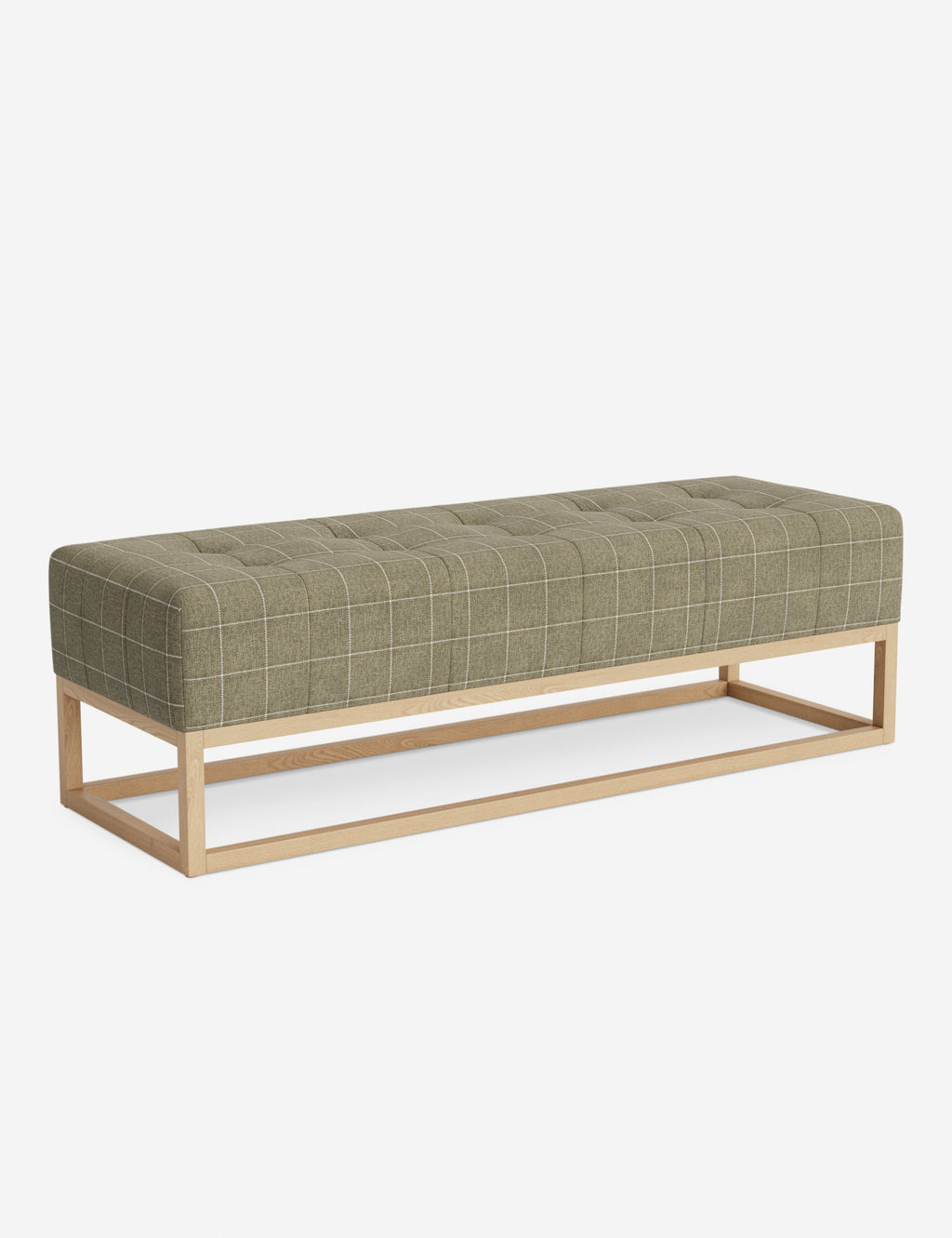 Banc - Alliant des éléments sur mesure à un confort transitoire, ce banc capitonné de la collection pour Lulu and Georgia est le