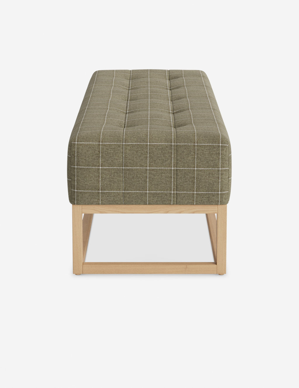Banc - Alliant des éléments sur mesure à un confort transitoire, ce banc capitonné de la collection pour Lulu and Georgia est le