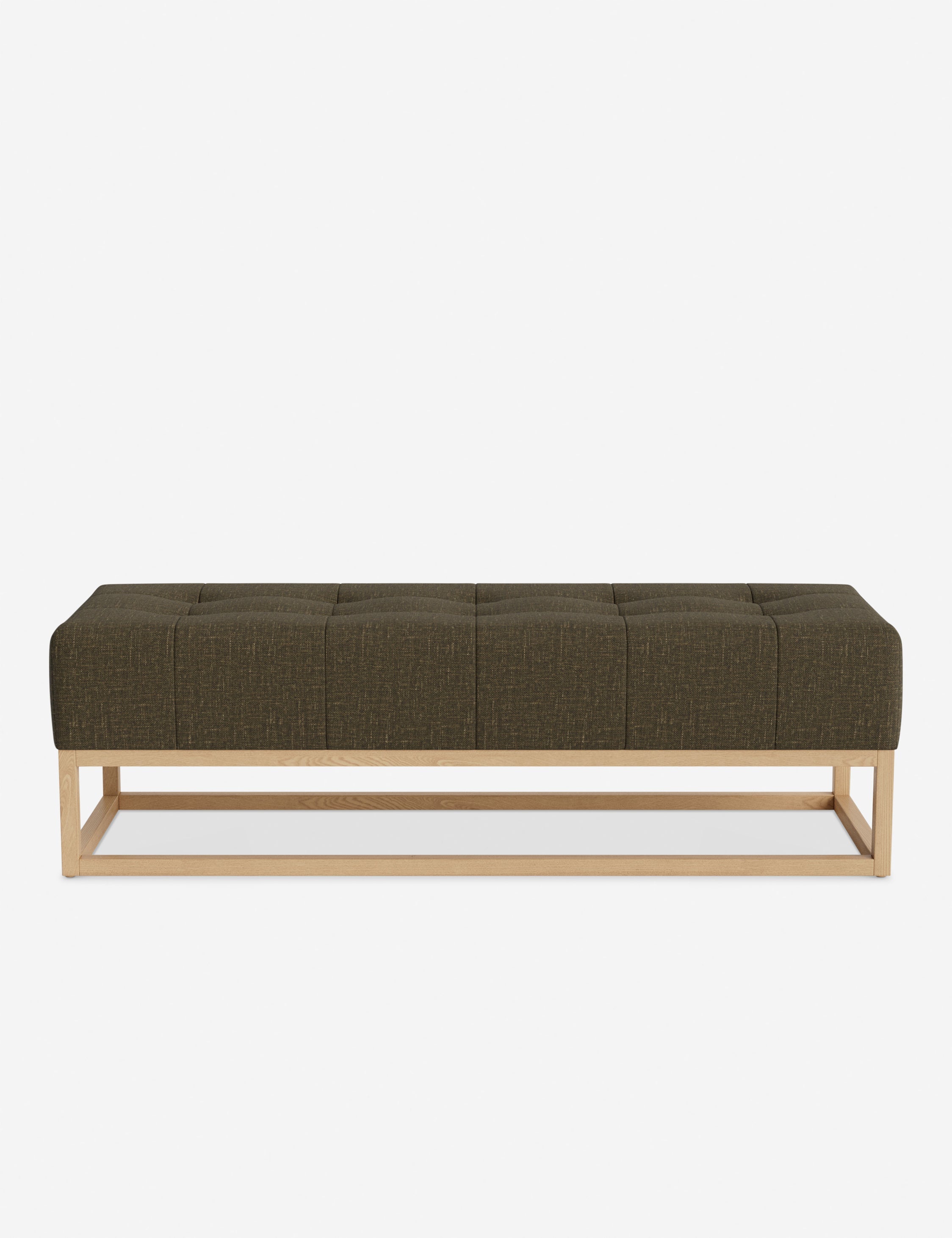 Banc - Alliant des éléments sur mesure à un confort transitoire, ce banc capitonné de la collection pour Lulu and Georgia est le