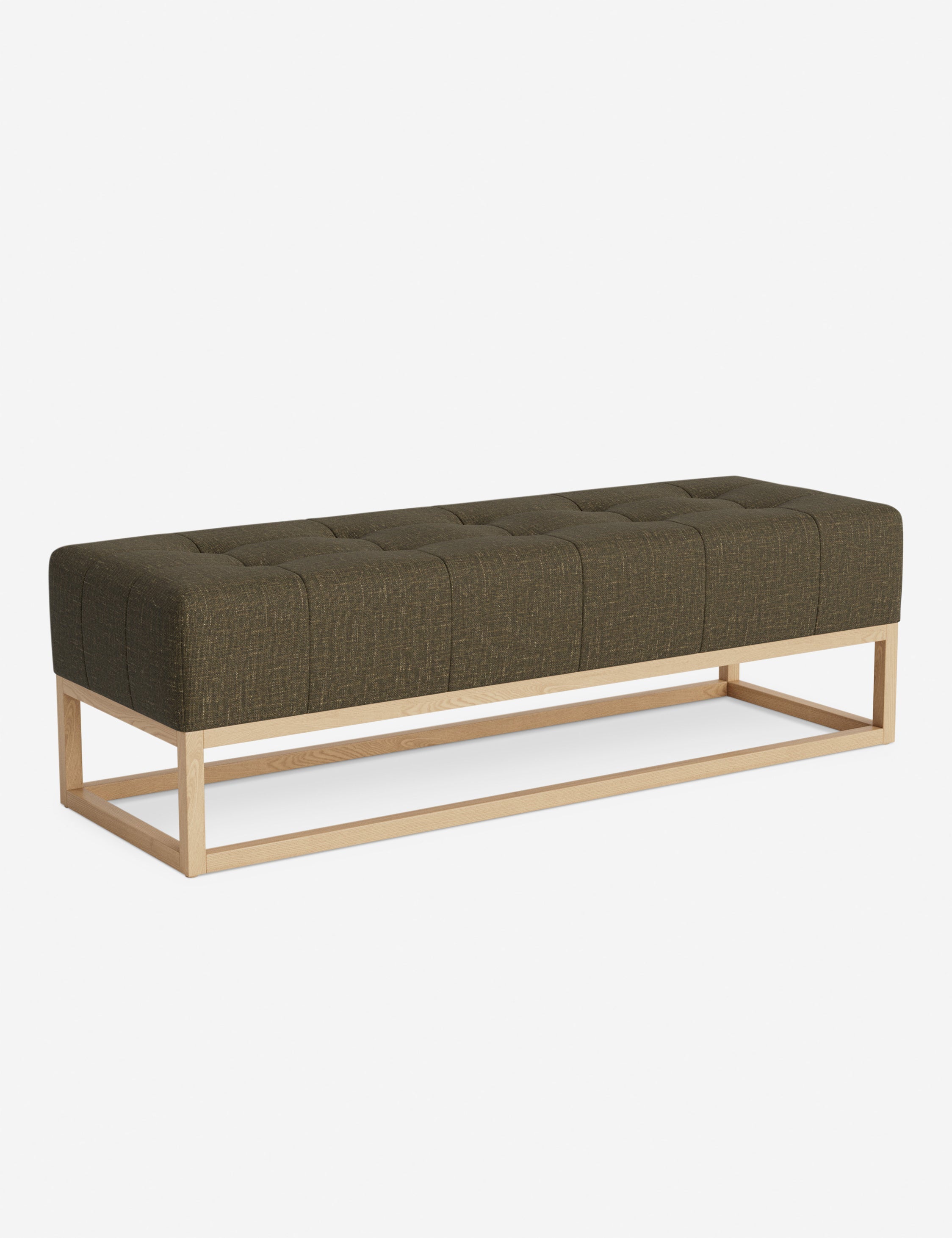 Banc - Alliant des éléments sur mesure à un confort transitoire, ce banc capitonné de la collection pour Lulu and Georgia est le