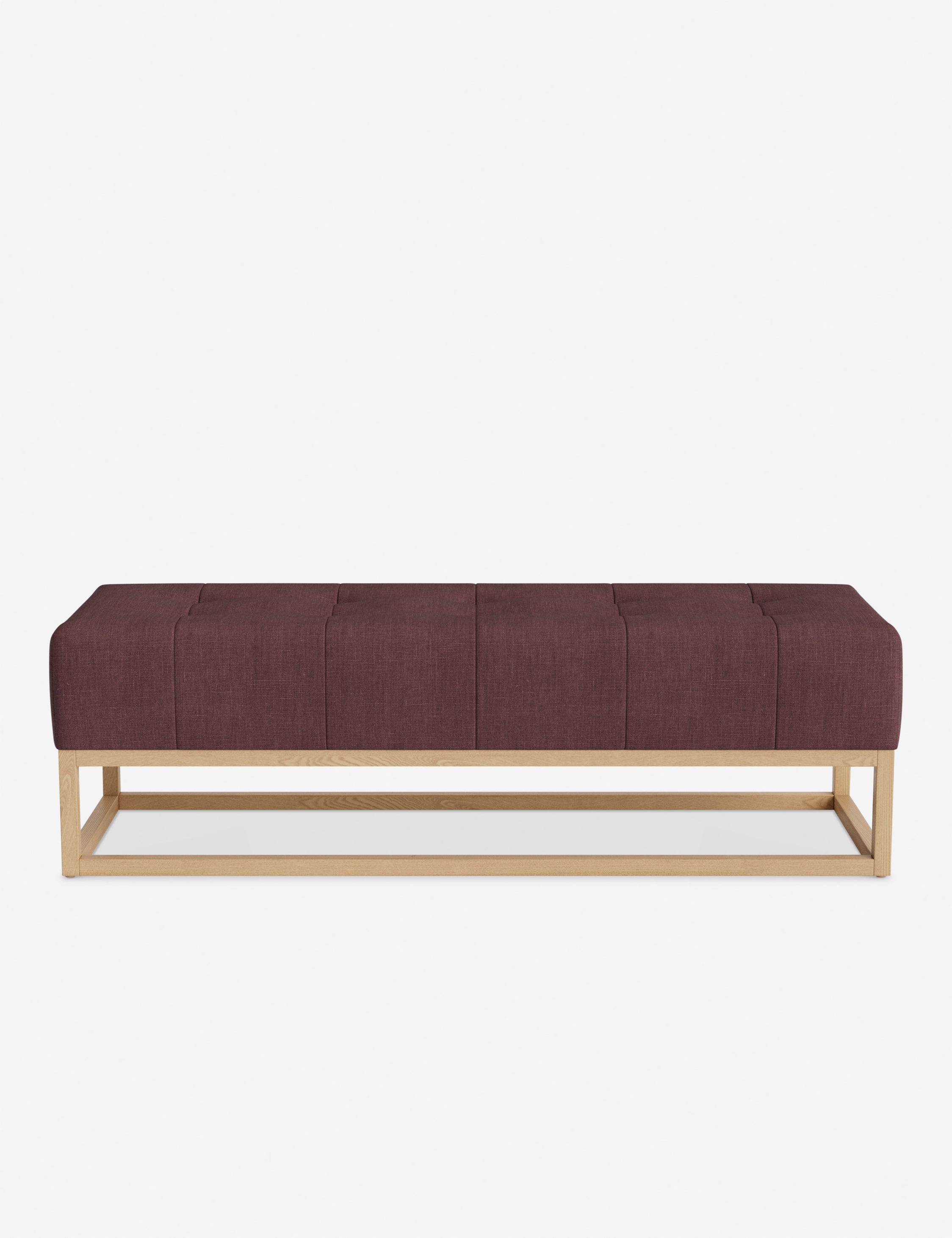 Banc - Alliant des éléments sur mesure à un confort transitoire, ce banc capitonné de la collection pour Lulu and Georgia est le